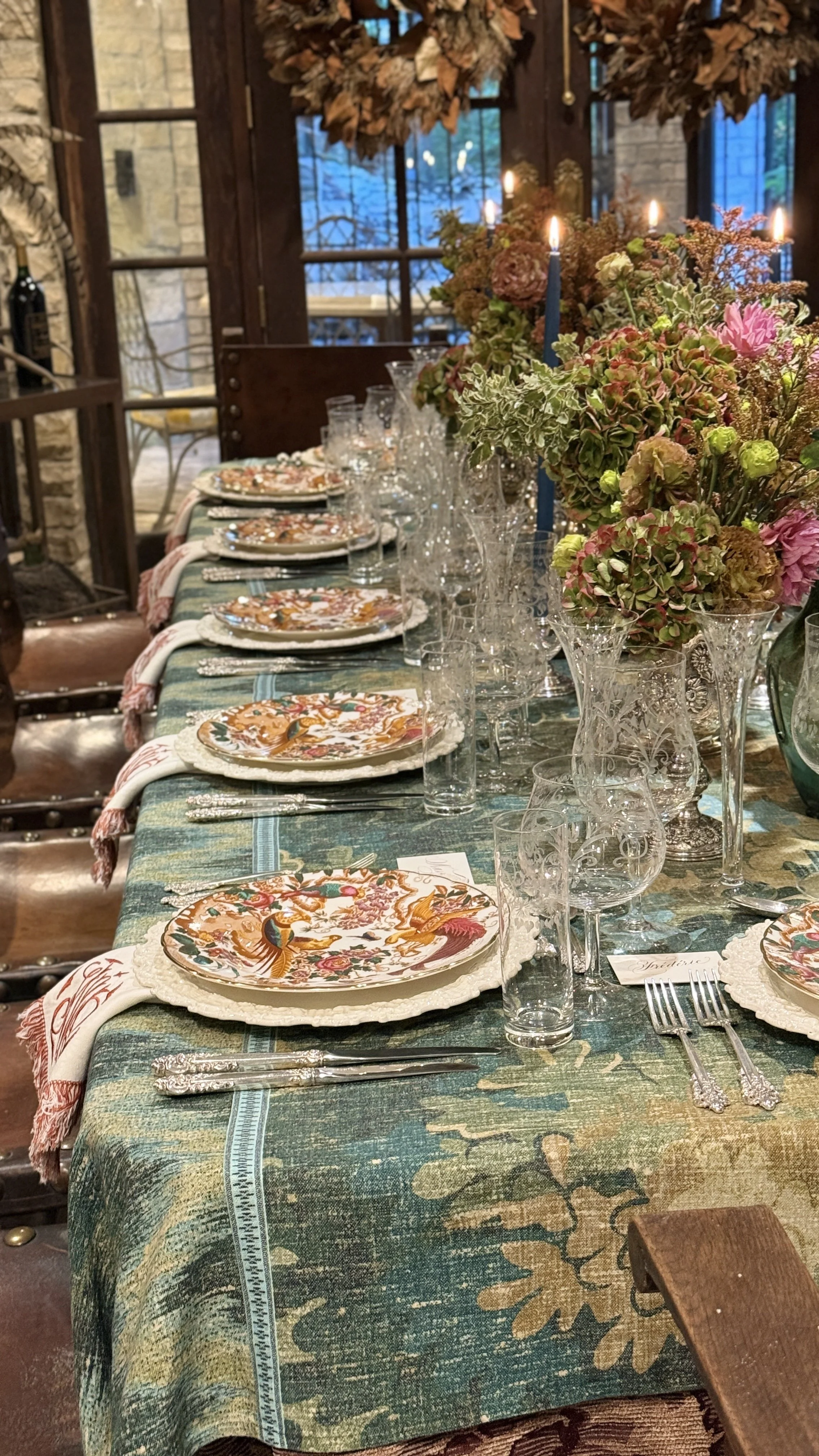 Fall Tablescape and China Patterns
