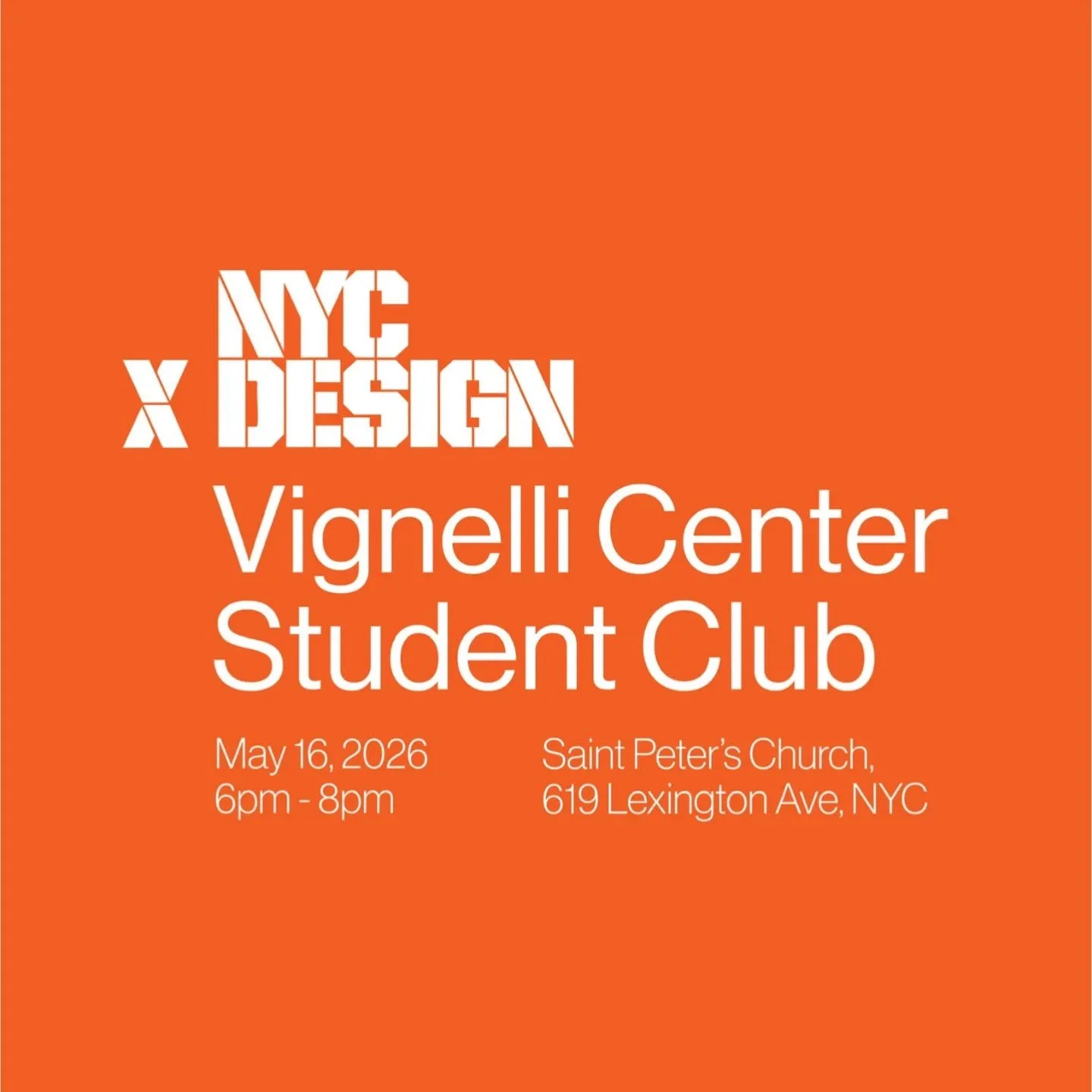 Join us today at Saint Peter&rsquo;s Church for the opening reception of this special exhibition from 6:00&ndash;8:00 PM ✨⁠
⁠
Presented as part of the NYCxDESIGN Festival, the exhibition features selected designers whose work has been shaped by the l