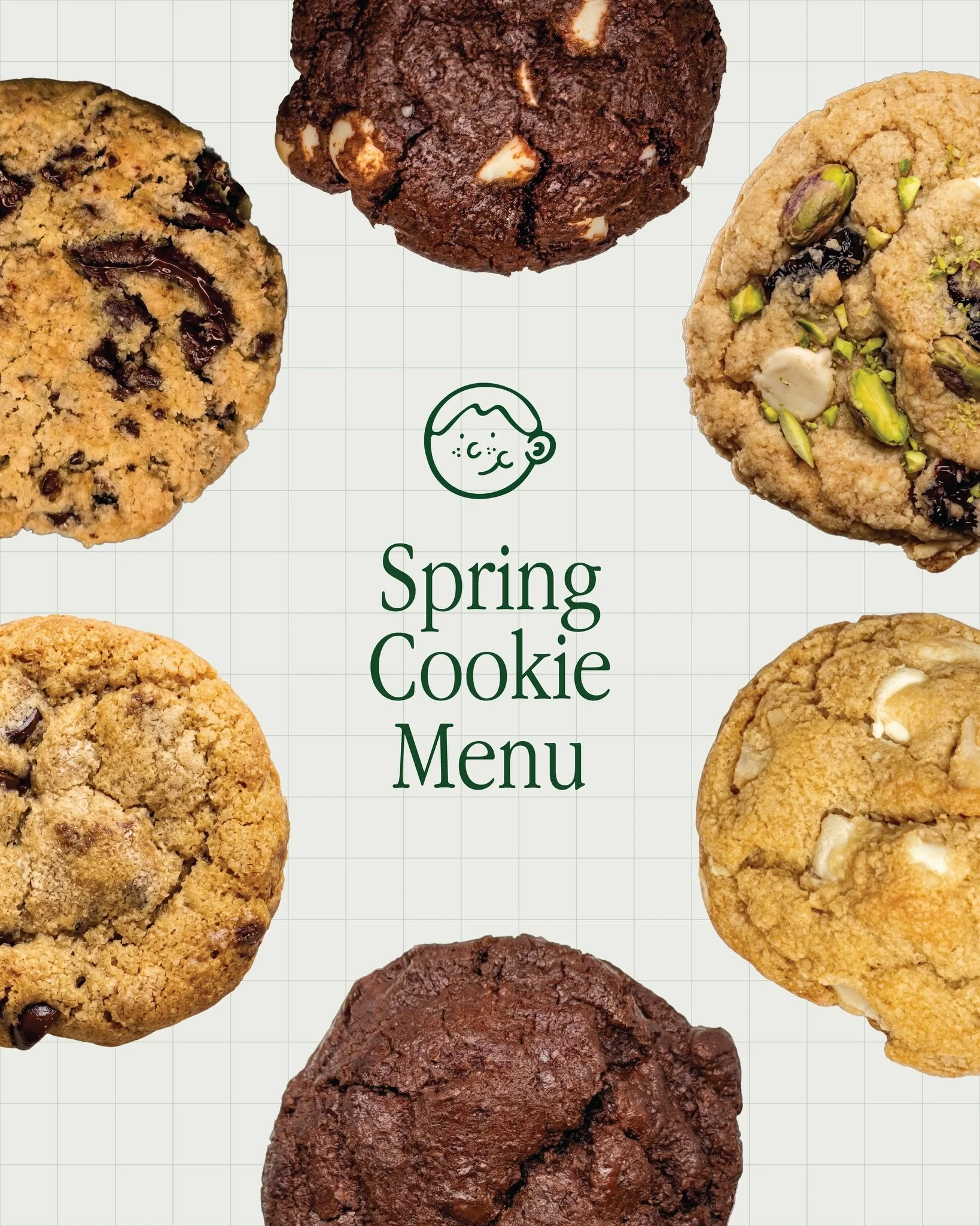 The Spring lineup is here 🌸🍪 From your all-time favorites to brand-new seasonal flavors, the full menu has officially dropped at Mont&oacute;n. All cookies are restocked and ready. 

Tap the link in our bio to order, first come, first baked.
Slide 
