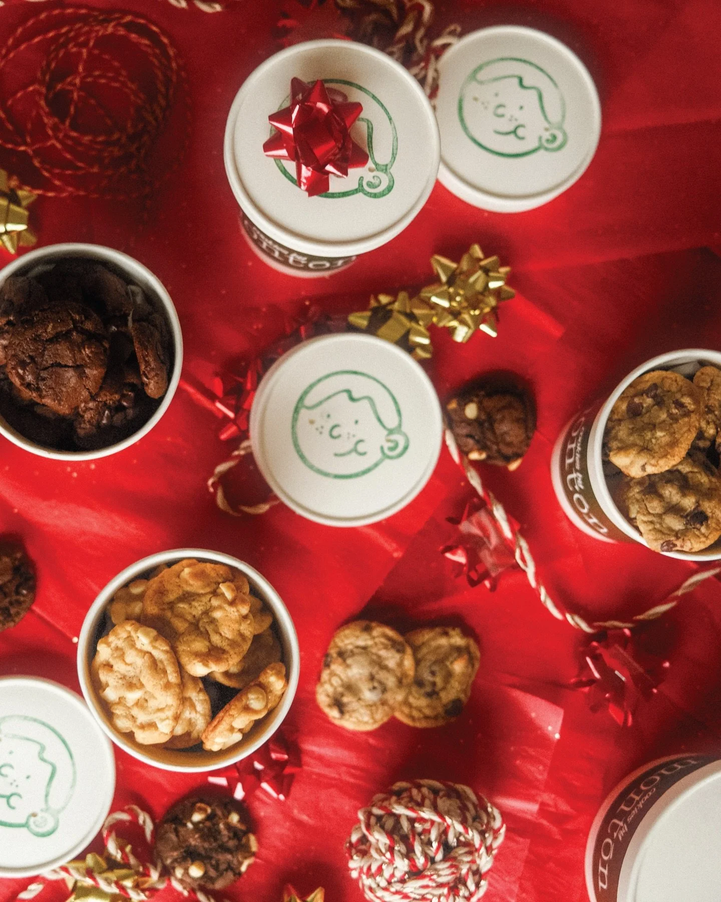 Deck the halls with cookies and joy! 🎄✨ Grab your Monton buckets and make someone&rsquo;s holidays extra sweet. Order yours today! Link in bio 🍪