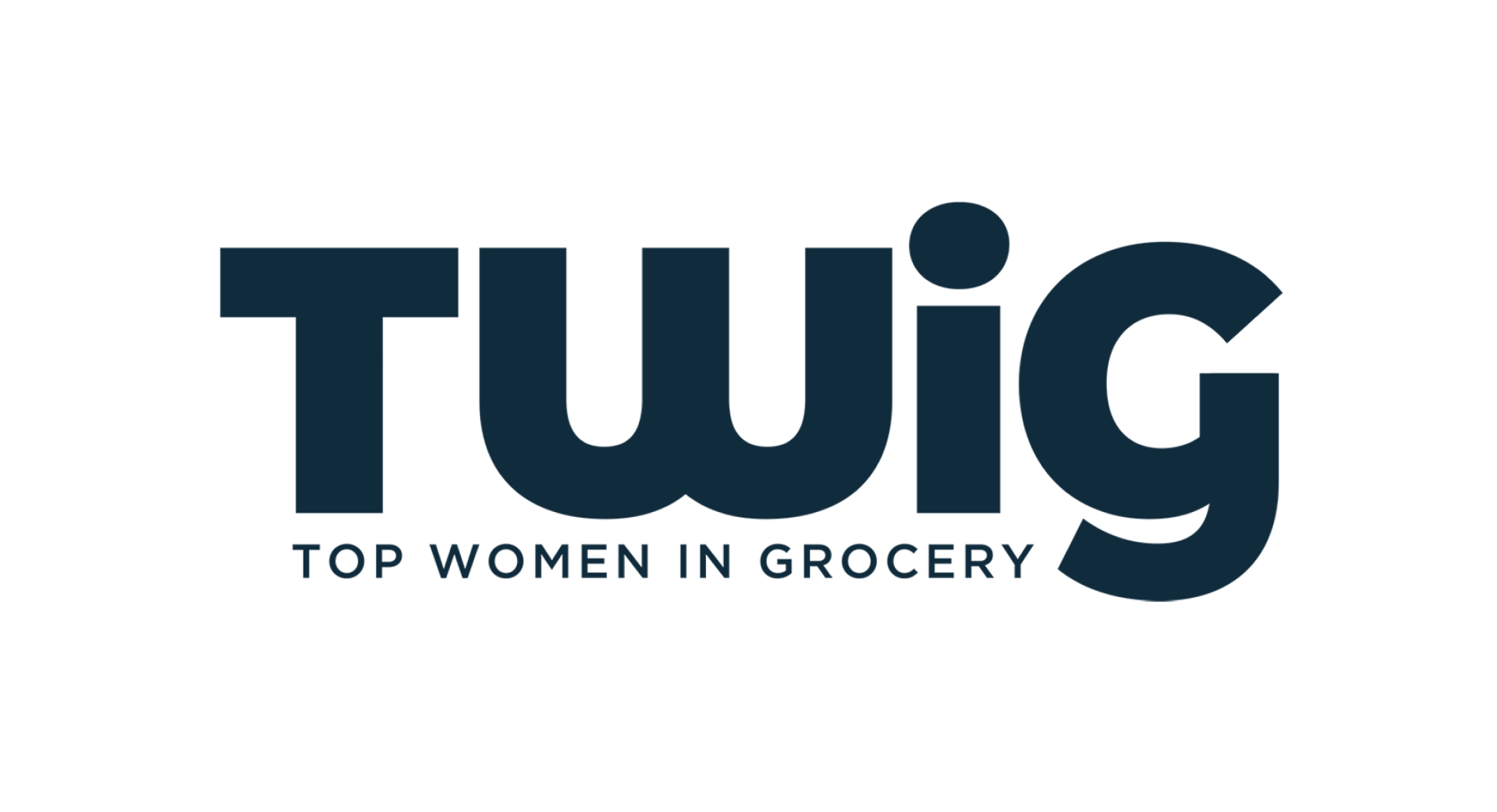 Logo for 'Top Women in Grocery' with the initials TWIG and tagline 'Top Women in Grocery' in smaller text.