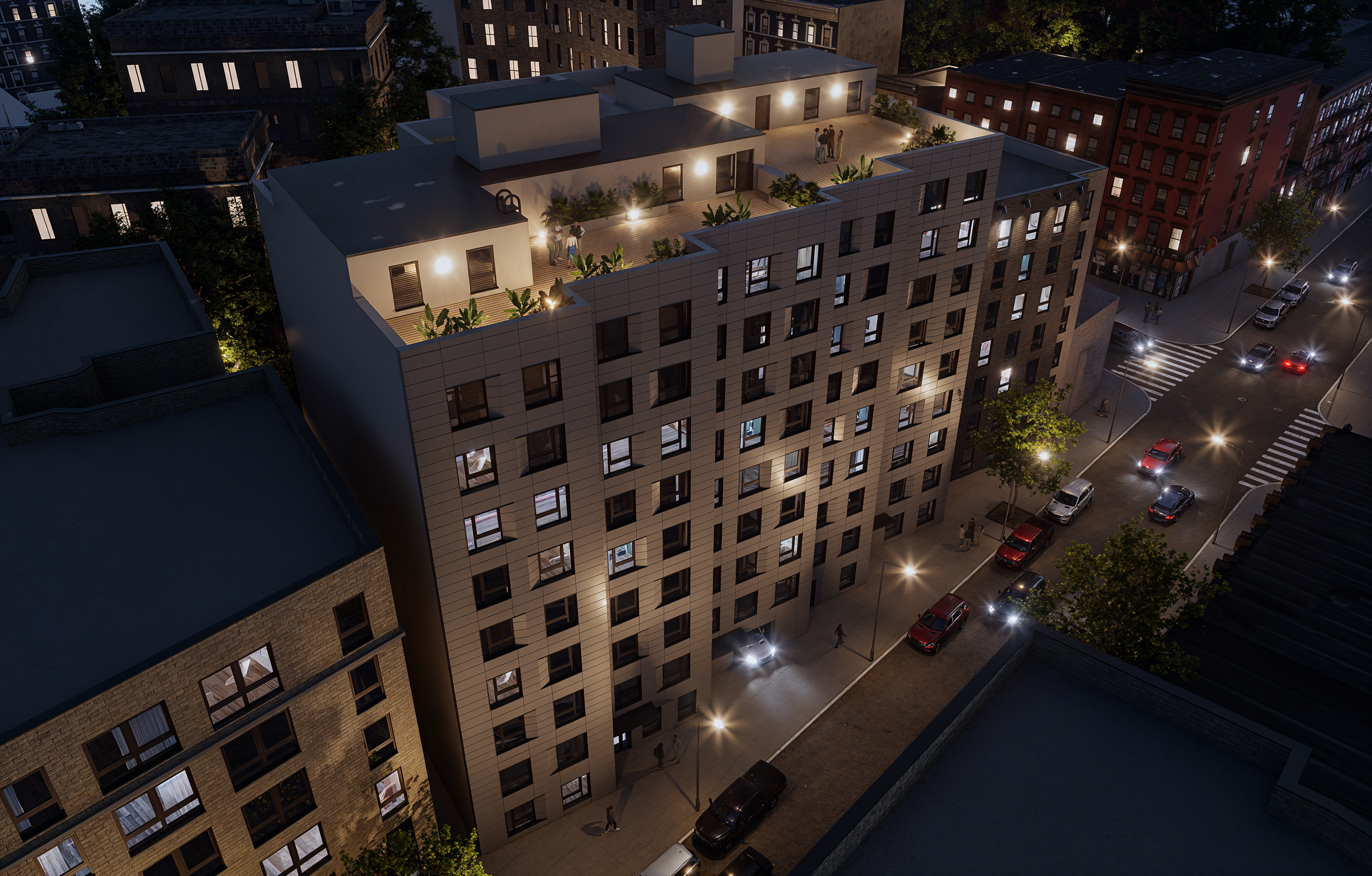 An image of  East 198th Street.