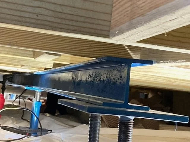 Structural support installed by AllPro Crawlspace.