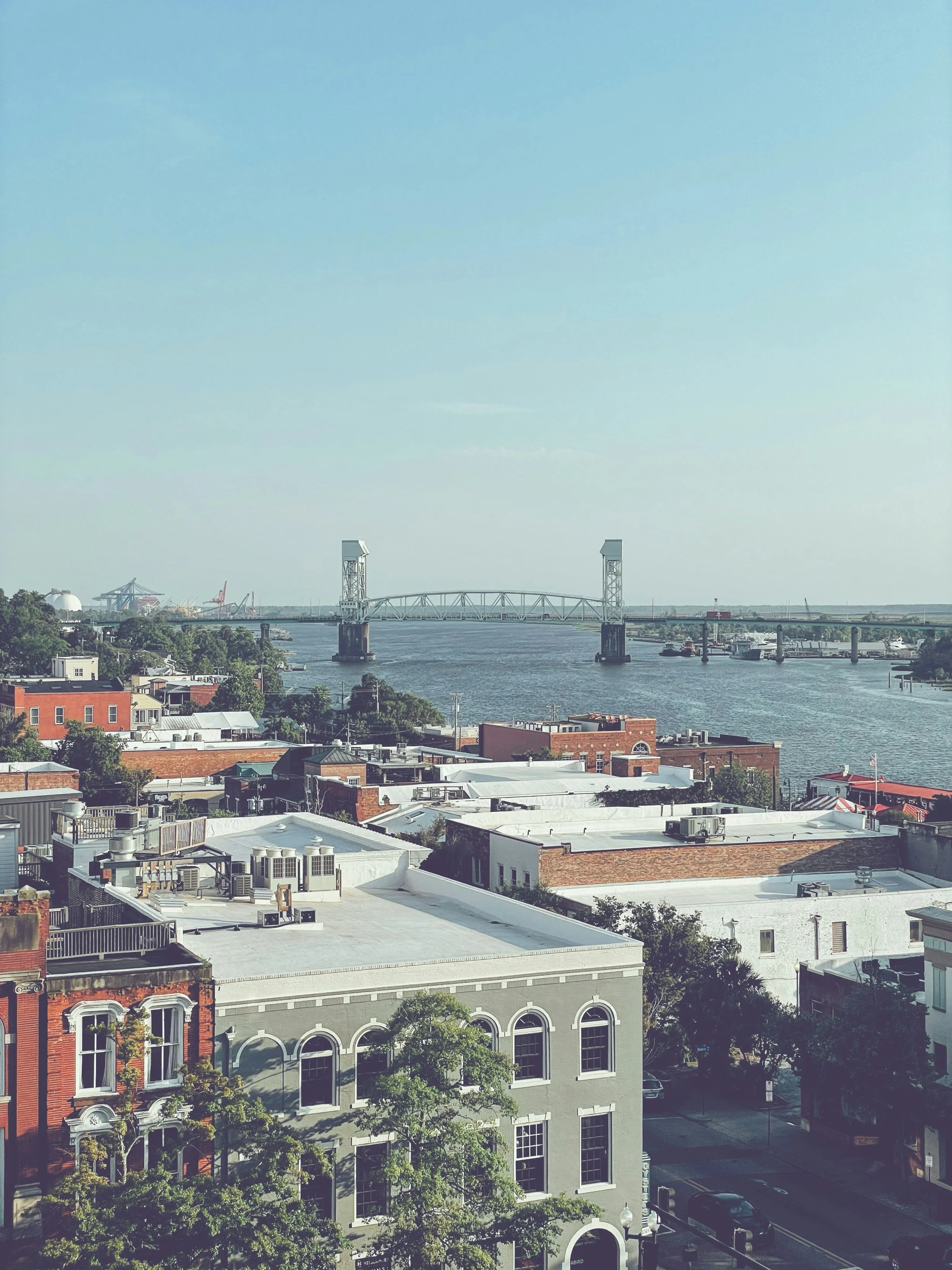 Image of Downtown Wilmington and the Cape Fear Memorial Bridge