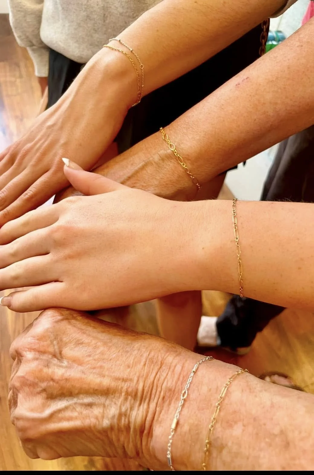 permanent bracelet jewelry by Linx by Leah in Studio 44 beauty and wellness suites.