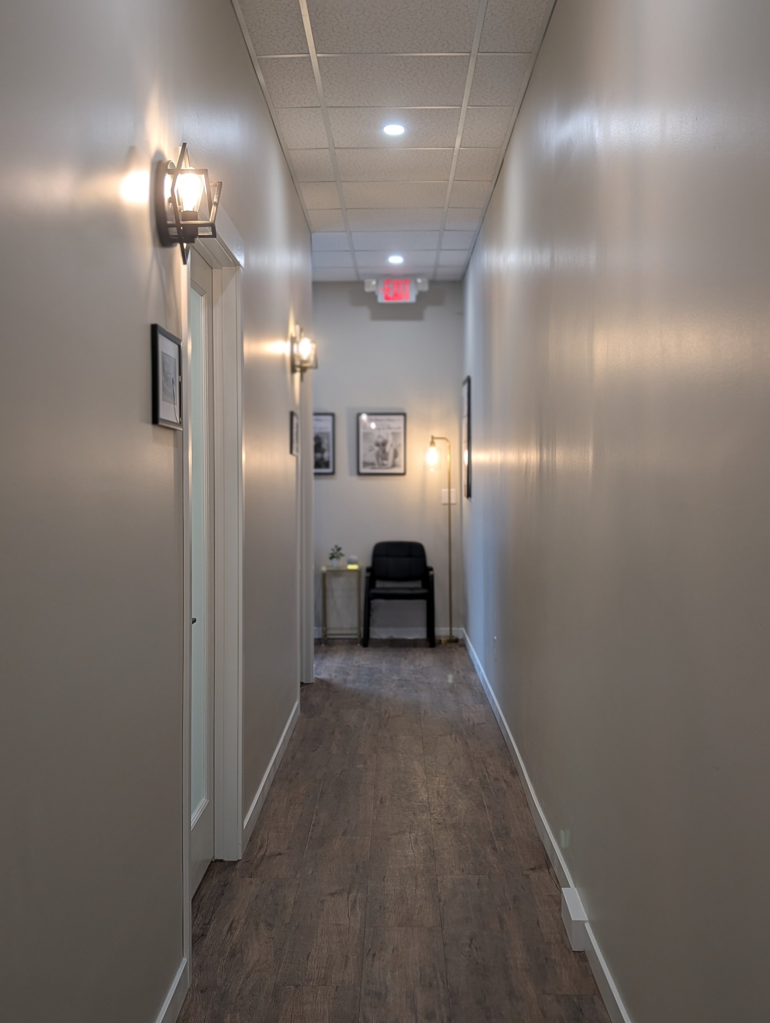 studio 44 beauty and wellness suites hallway located in red wing mn. Short drive from hastings, rochester, hudson, minneapolis minnesota