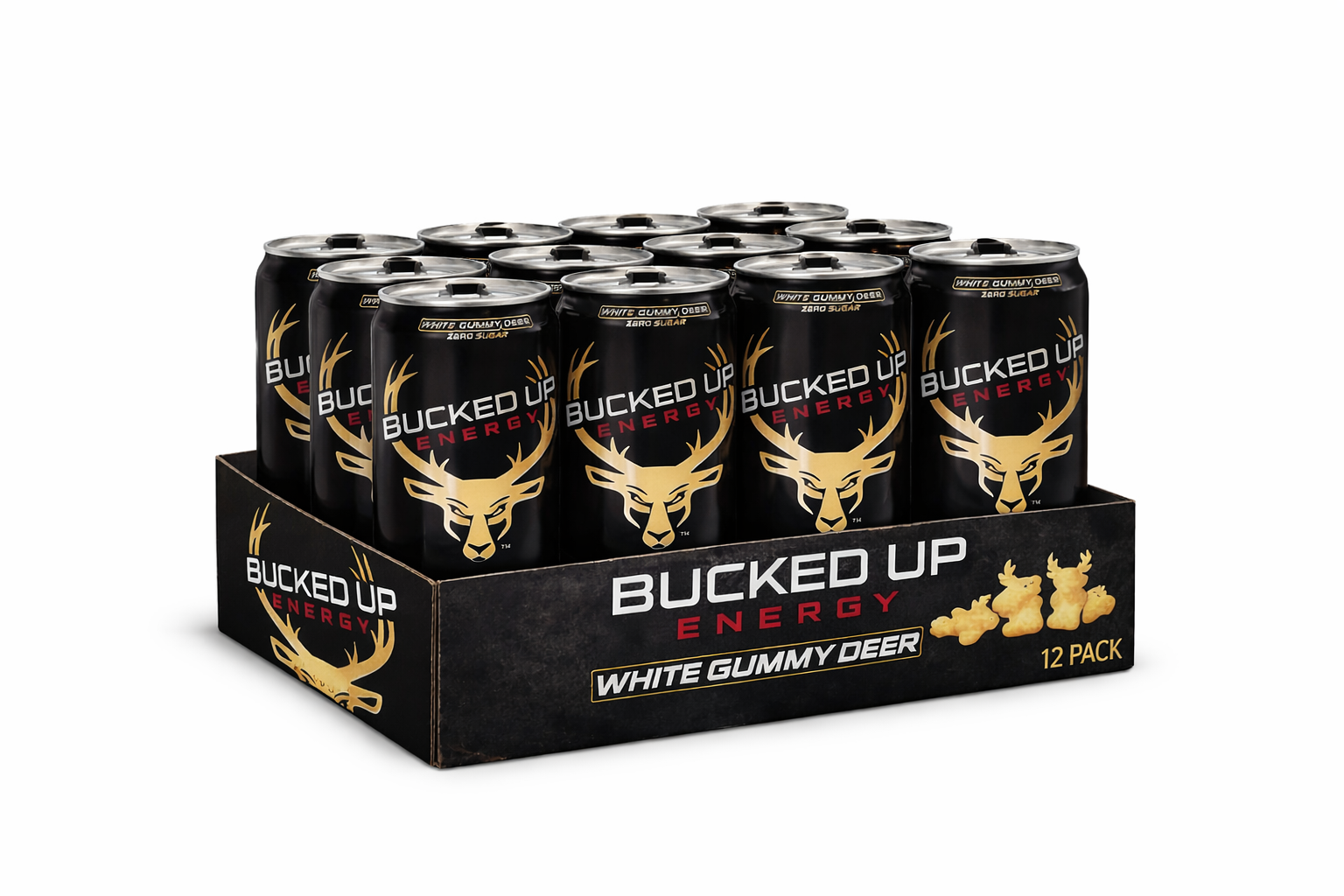 Bucked Up Energy Cans 12 Pack