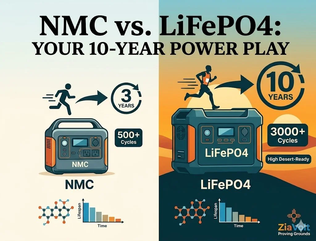 LiFePO4 vs. NMC: The 10-Year Decision You’re Making in 10 Seconds