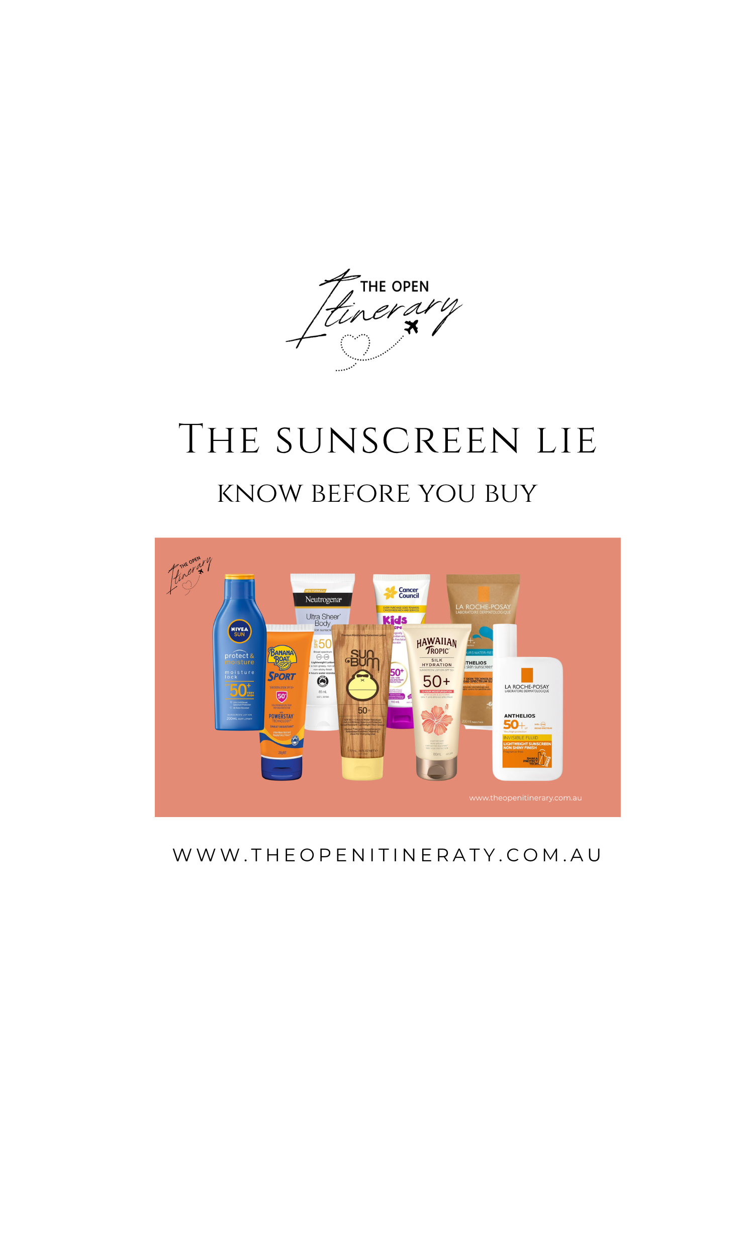 The Sunscreen Lie? What Every Aussie Needs to Know Before Their Next Beach Day
