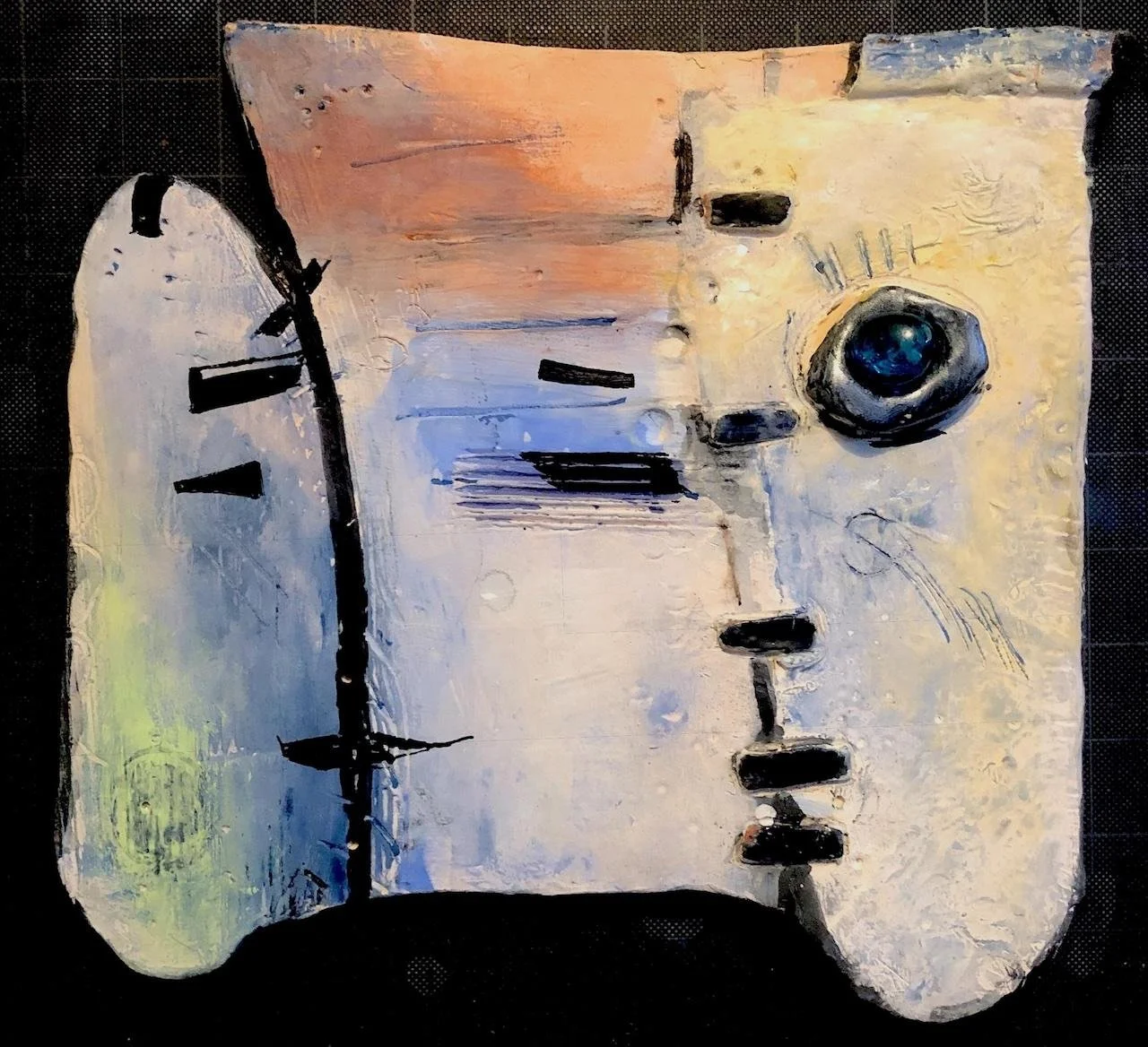 "Face(s)?" | 2024 | Ceramic | 10" x 11" x .5"