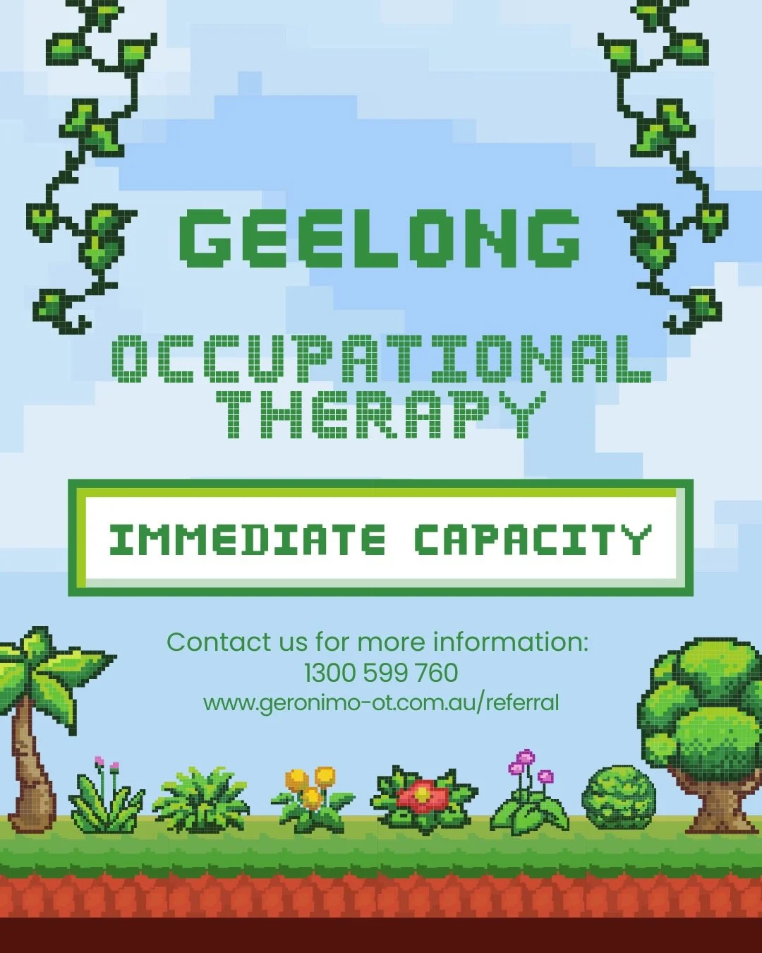 📣 We have immediate capacity for both ongoing sessions and assessment services in Geelong! 📣 For more information, reach out to our intake team on 1300 599 760

☀️

#functionalcapacityassessment #ndis #geelongsmallbusiness #geelong #occupationalthe