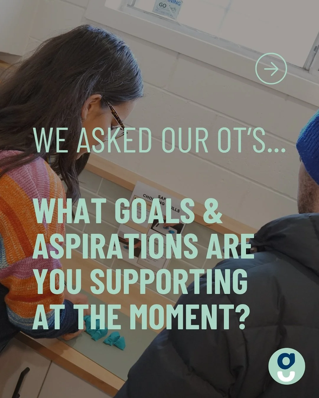 We asked our OT&rsquo;s &ldquo;what are some of the big aspirations or goals you are working on?&rdquo; These are just a small handful of the answers! One of the best things about being an OT is how broad the goals you work on are 🙌🏅

ID: in Alt te