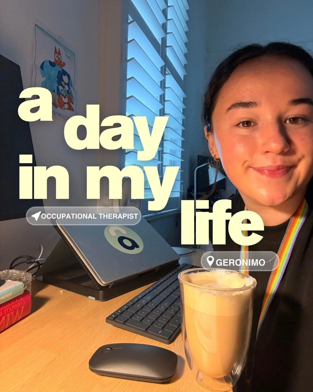 Come along for a day in the life of Jasmine one of our occupational therapists! ☀️☕️