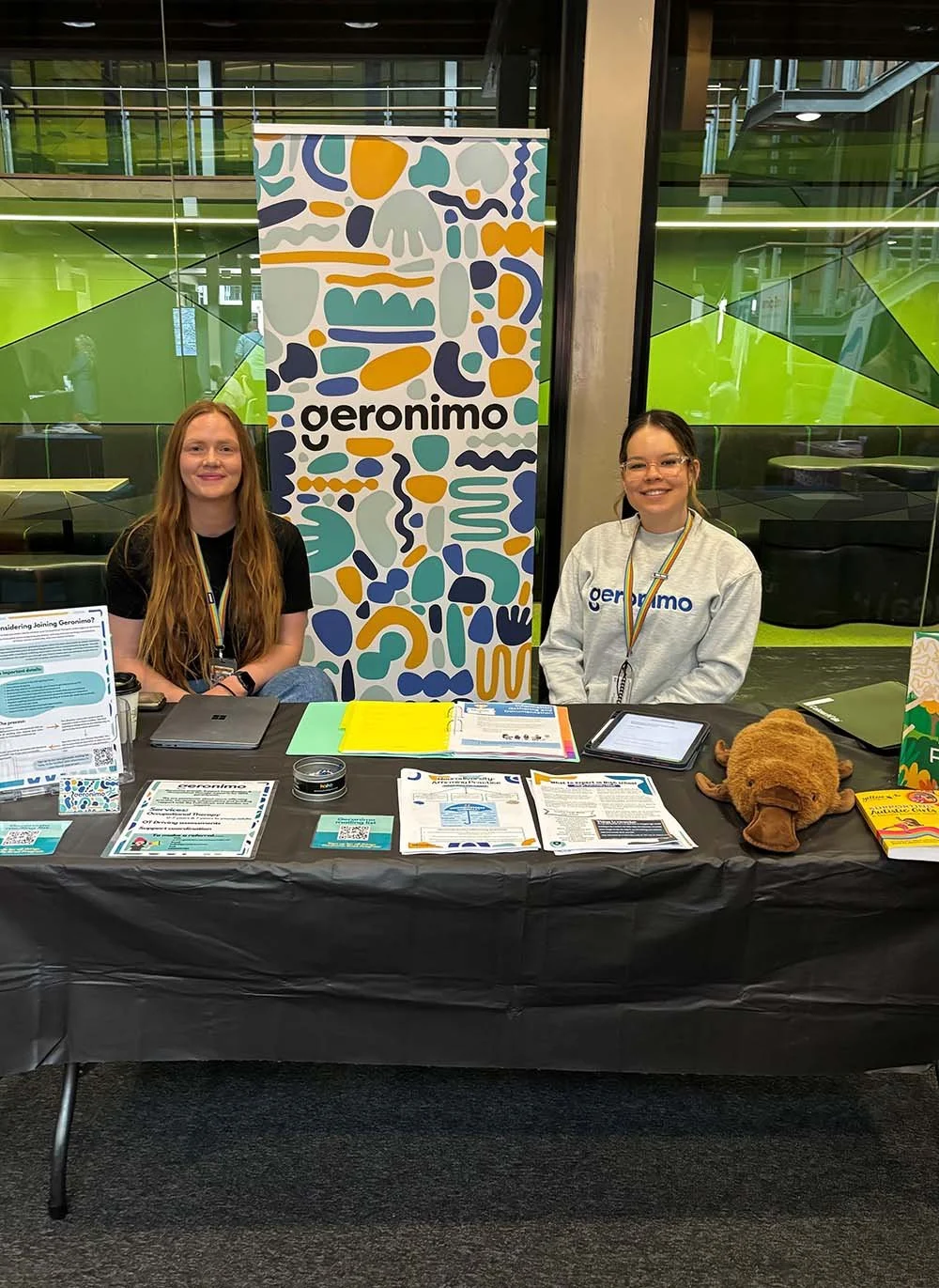 Laura & Georgia at expo.jpg