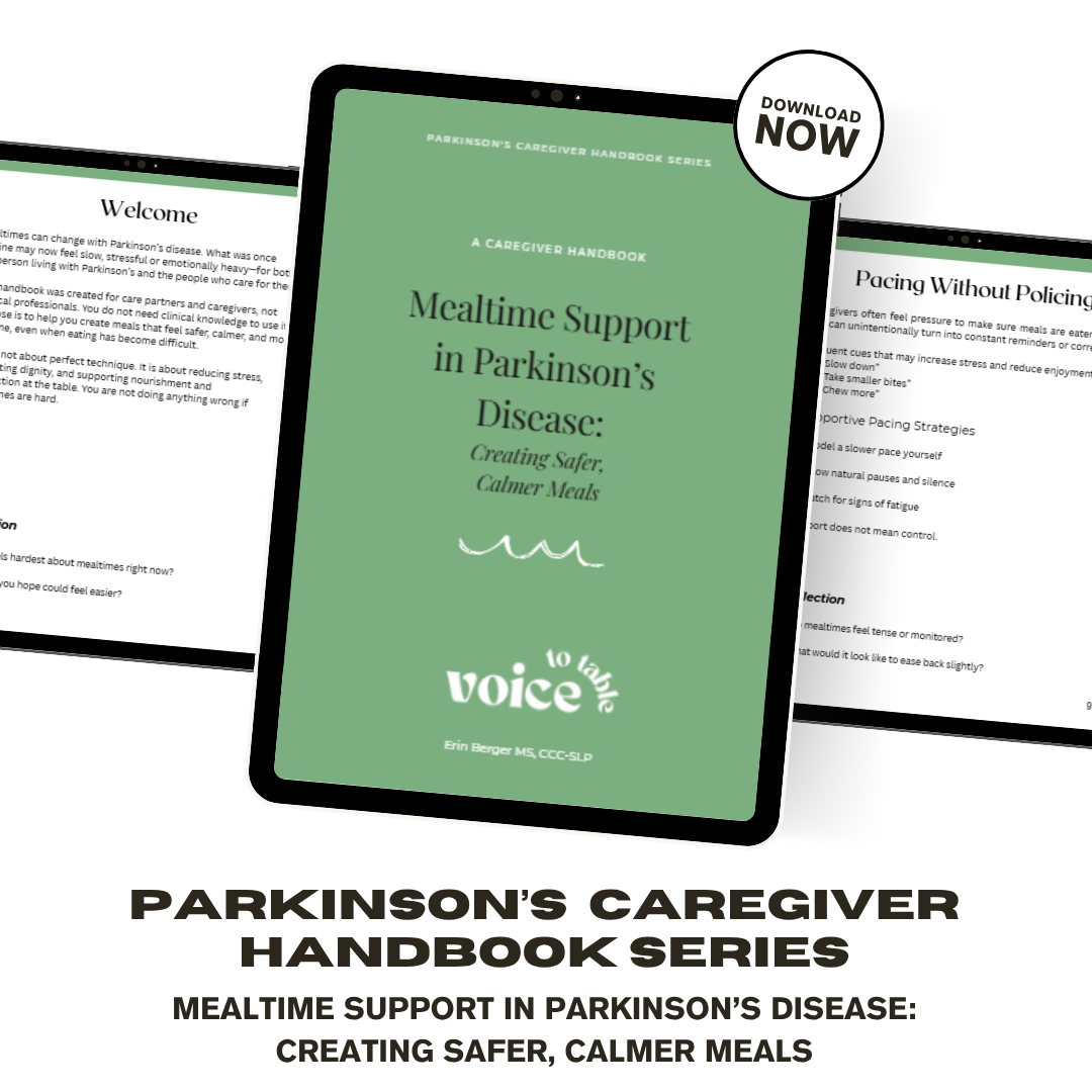 Mealtime Support in Parkinson’s Disease: Creating Safer, Calmer Meals
