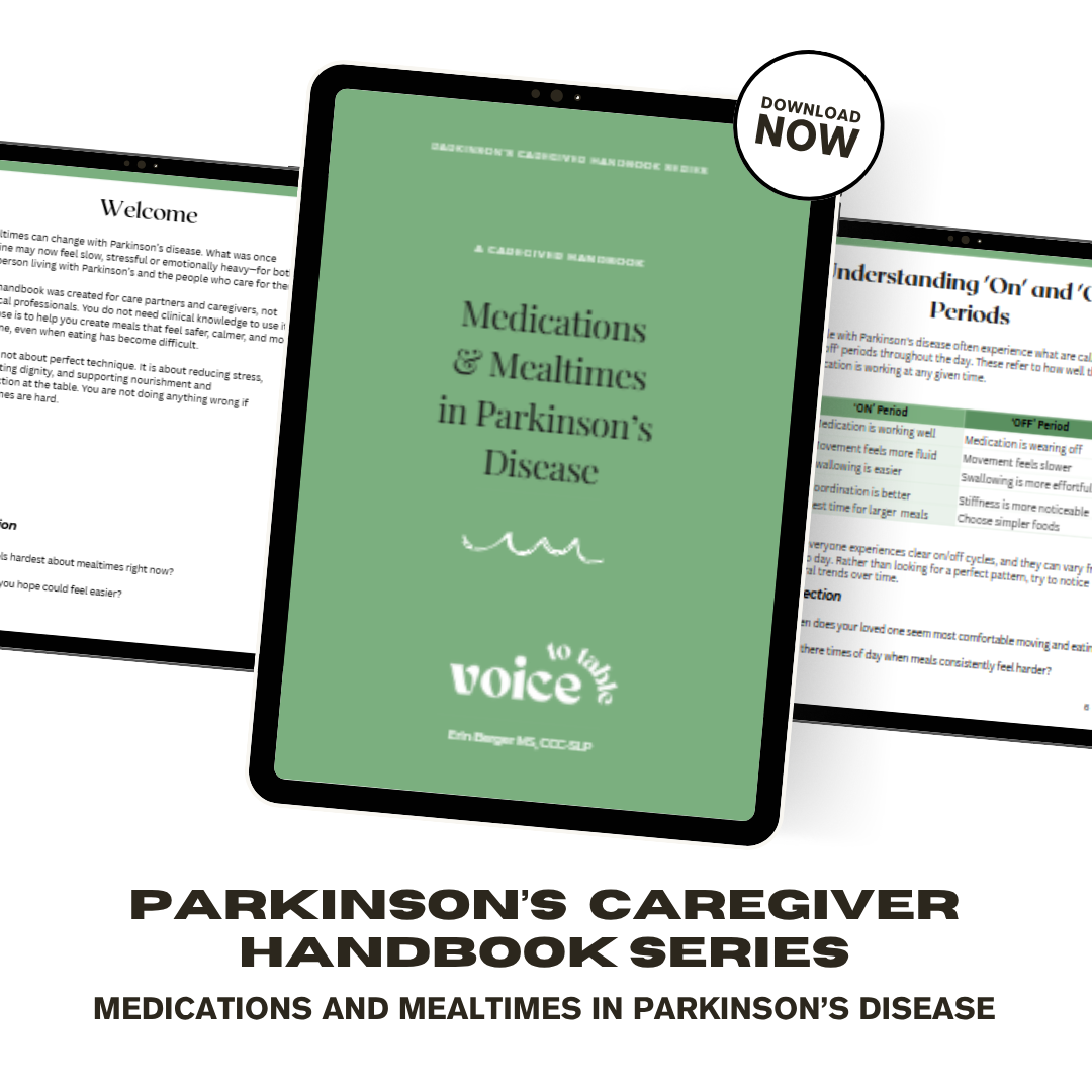 Medications & Mealtimes in Parkinson's Disease