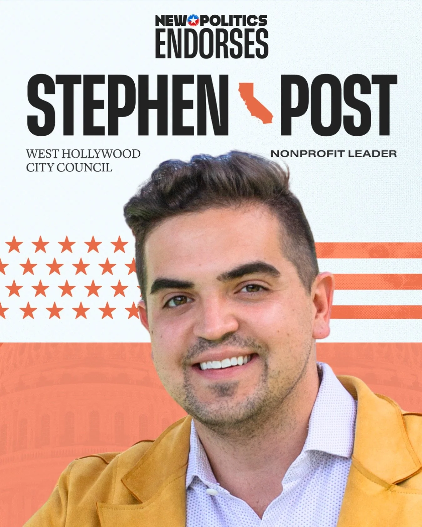 Service over self. 🤝 @newpoliticsofficial's endorsement matters because it validates a core belief of our campaign: true community leaders don't run to hold power, rather to share it.

With over a decade of experience in nonprofit advocacy, civil se