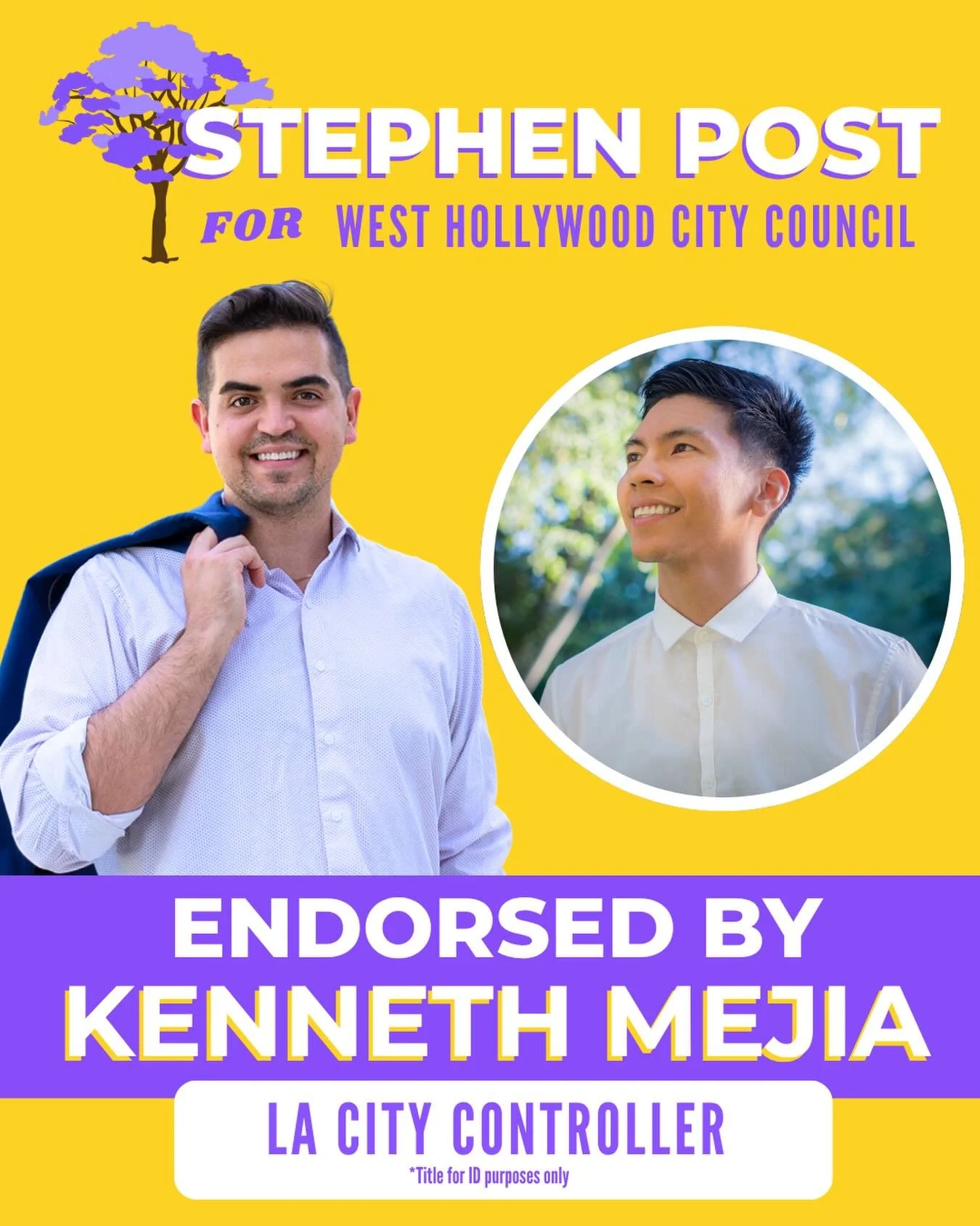 I&rsquo;m proud to be endorsed by LA City Controller @kennethmejiala! Kenneth has been a powerful voice for a more transparency, equitable Los Angeles. His fight against fraud and financial instability is one I&rsquo;m hoping to lead as your next WeH