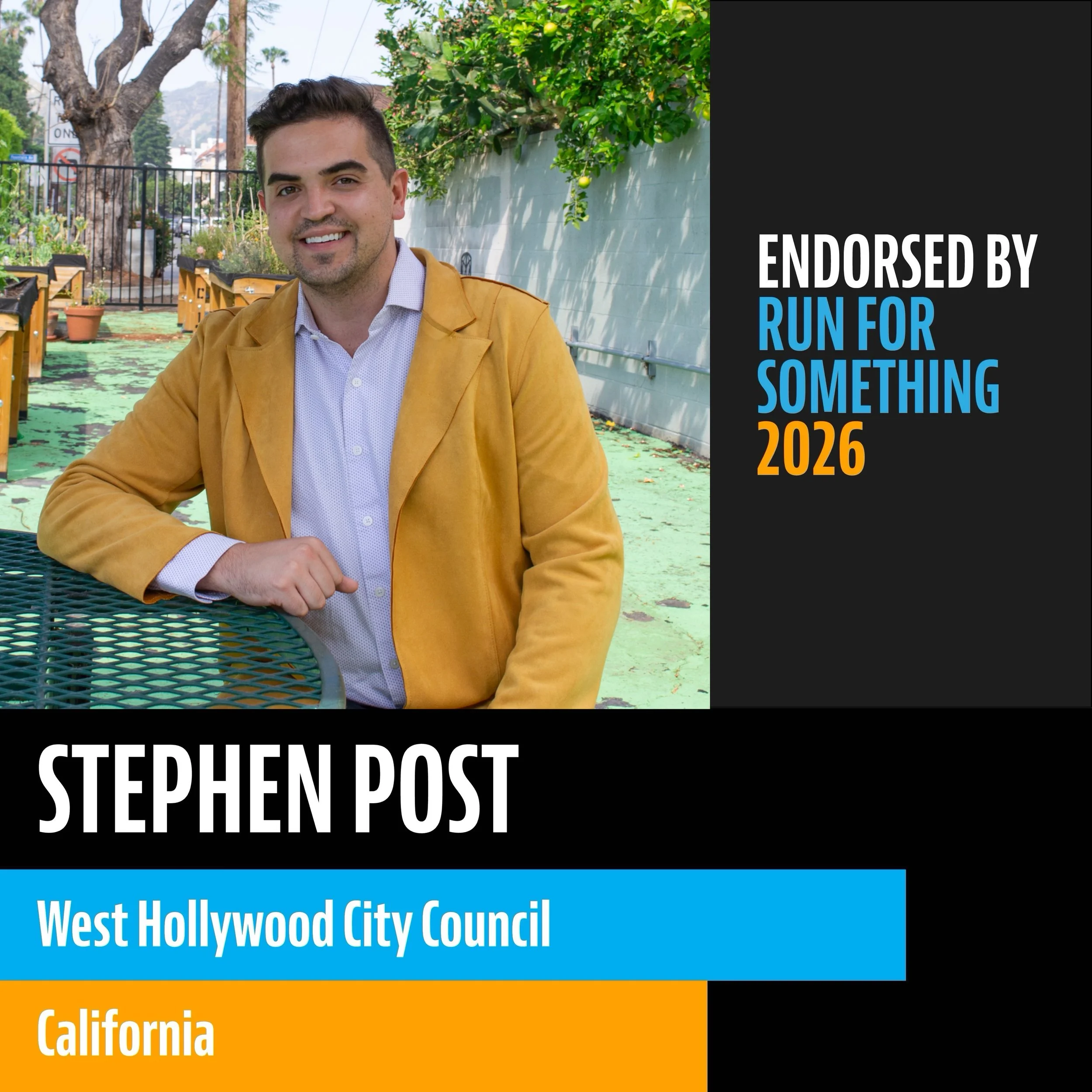 WeHo can't wait for the next generation of leadership! That's why I am proud to be endorsed by @runforsomethingnow!👏

@amandalitm and her team have been building power among young leaders across this country for most of the past decade. West Hollywo