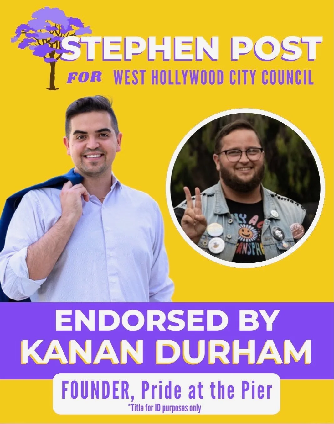 Trans rights are thought of by many as a given in West Hollywood, but we are far from perfect. Trans people deserve to live with dignity, safety, and respect, without fear of harassment, discrimination, or violence. I believe supporting the trans com