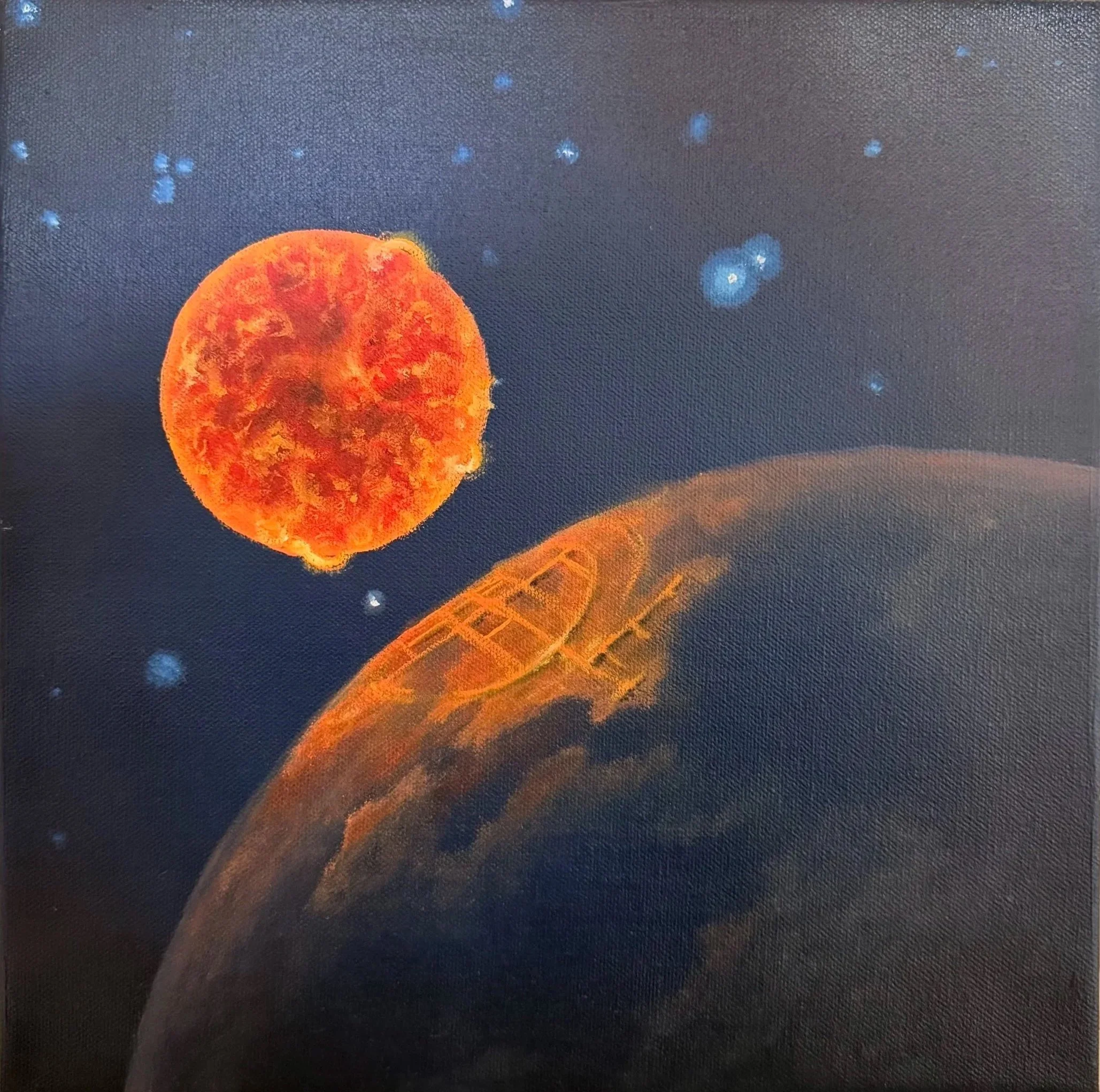 BURNING SUN

10” L X 10” W

$800.