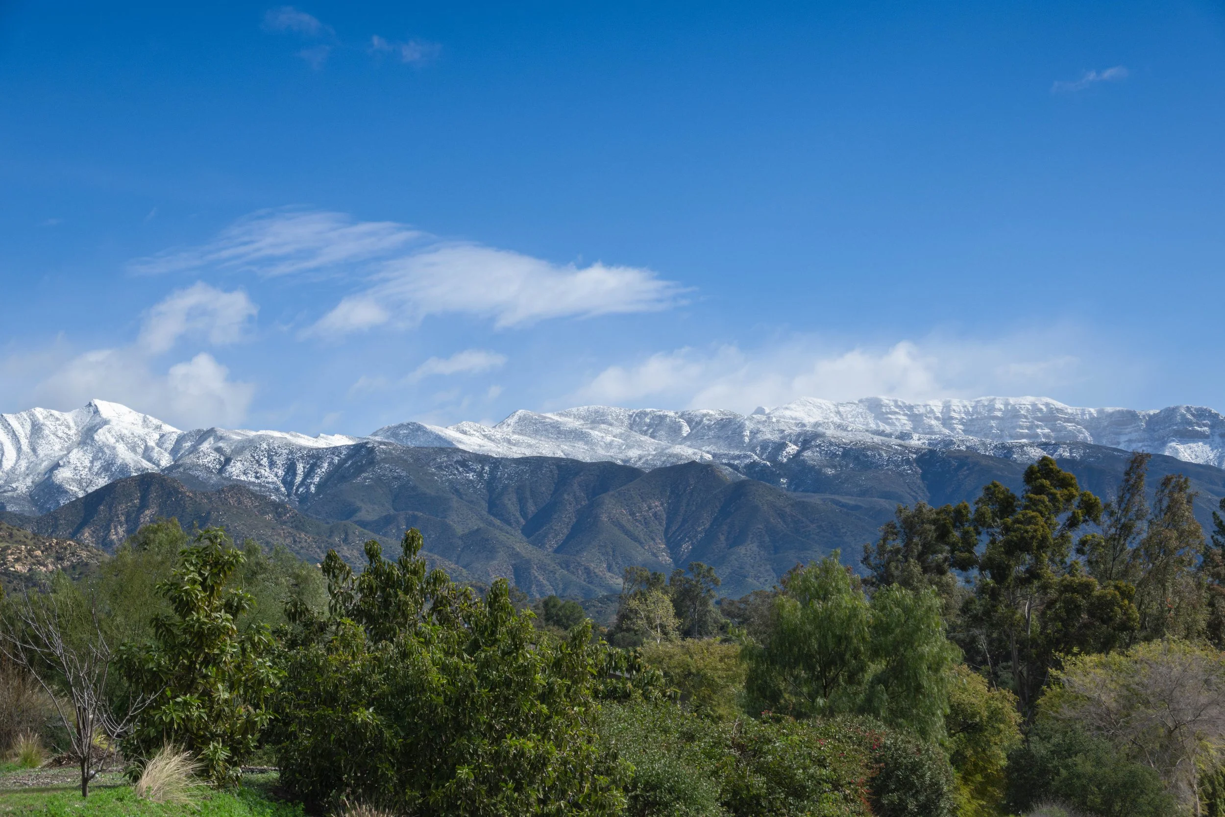 Late winter 2023 Chief Peak and Topatopa