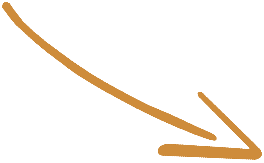 A brown arrow pointing downward and to the right.