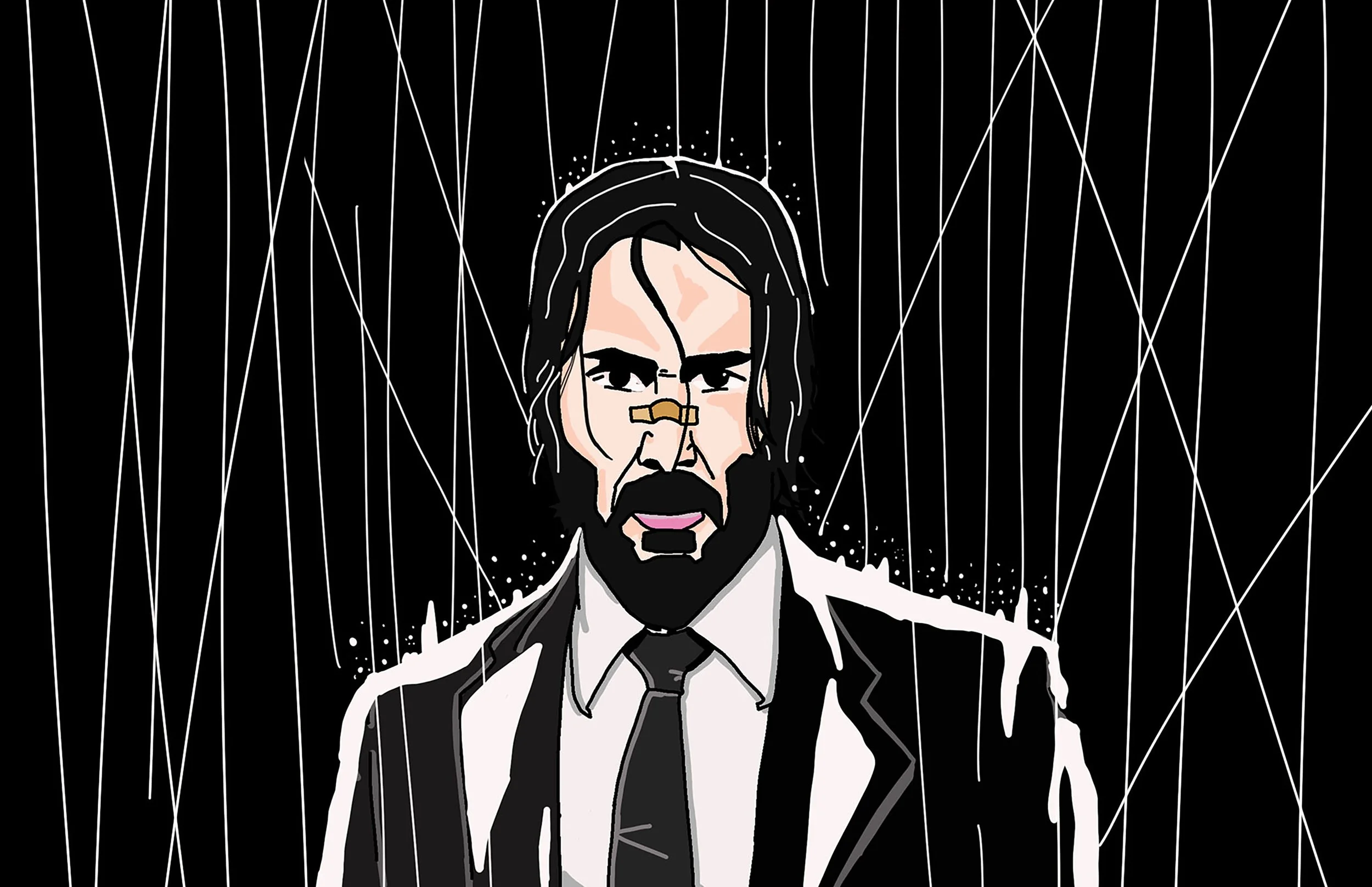 Poster - John Wick in the rain2.jpg