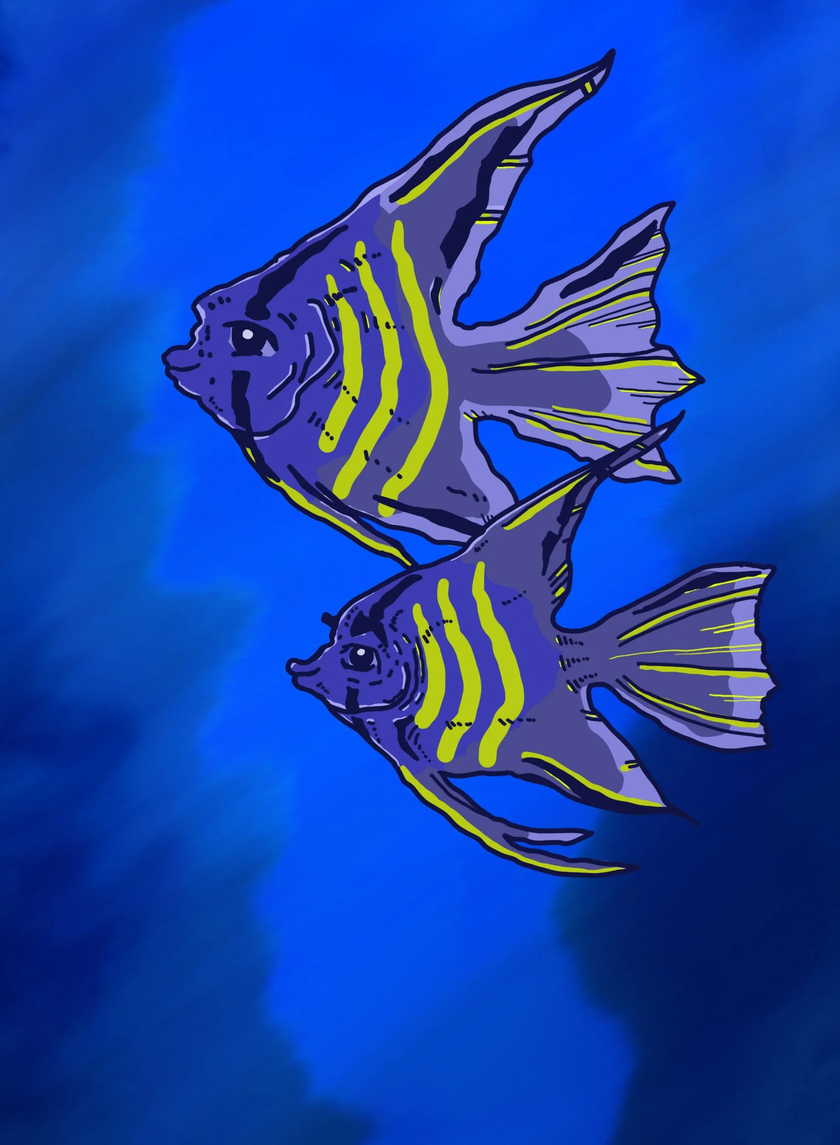 Color work for Sharks Have No Necks