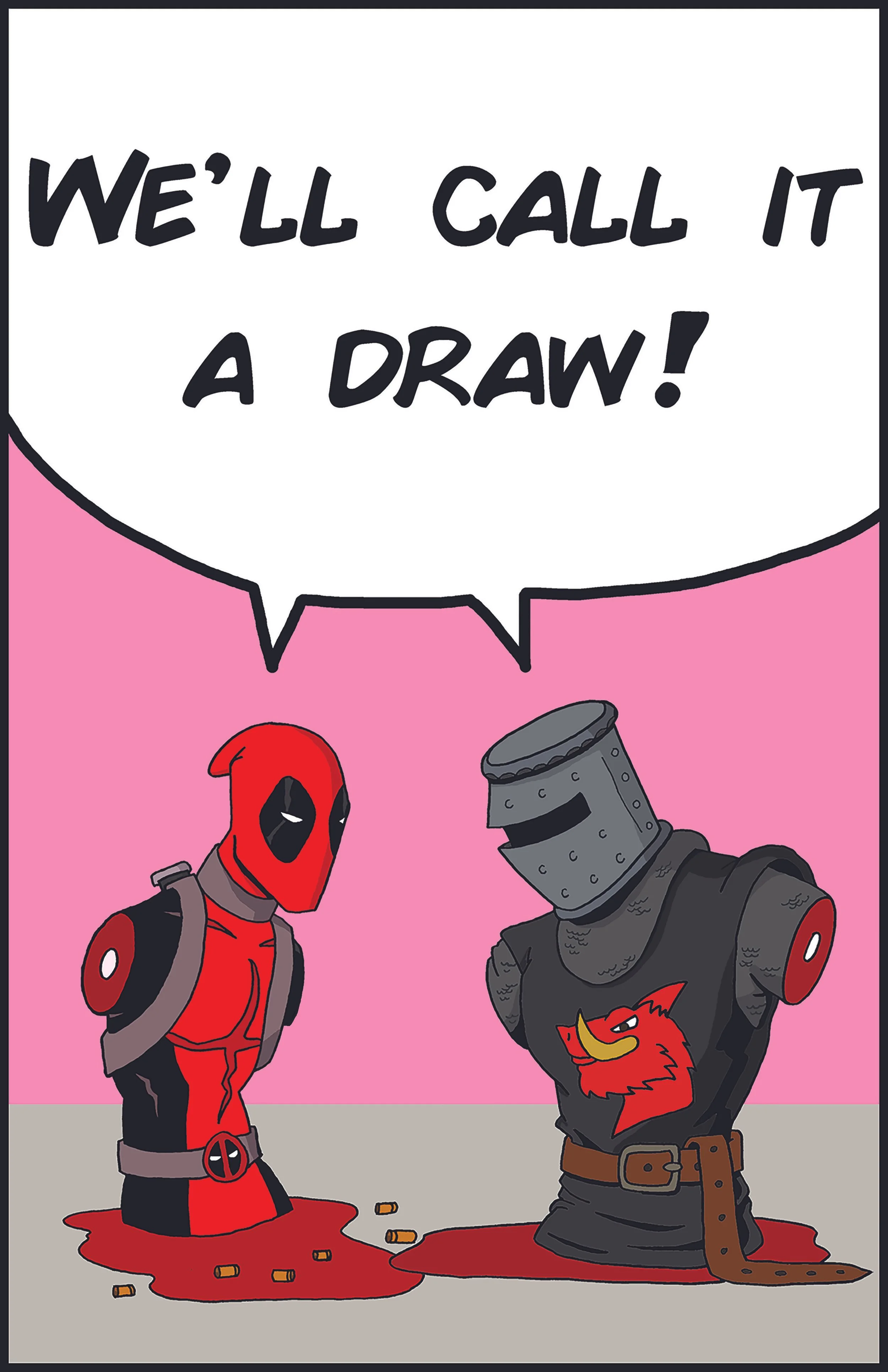 Deadpool vs Black Knight