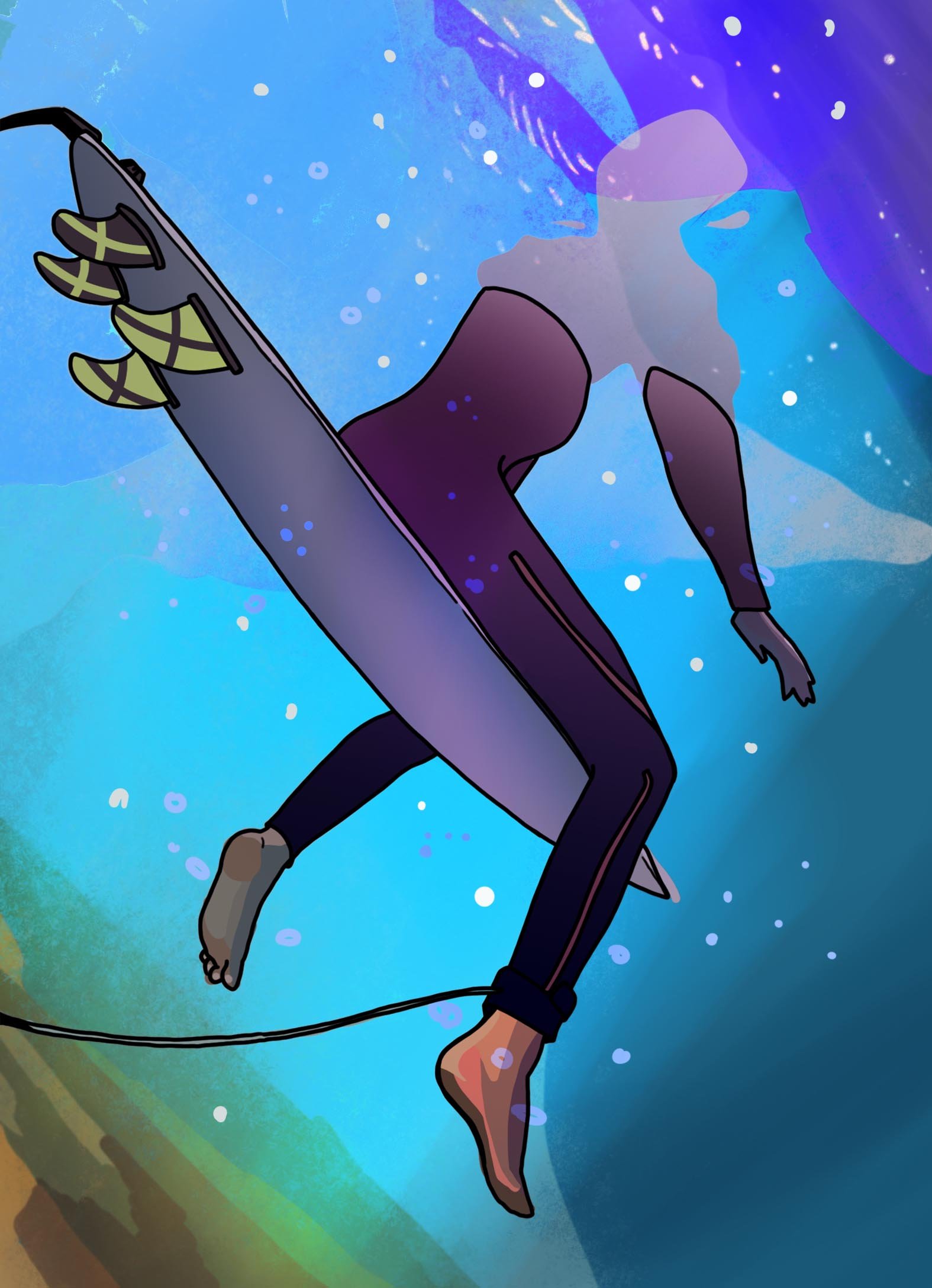 Color work for Sharks Have No Necks