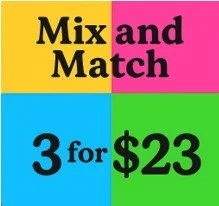 Mix And Match - Any Three 200 gram Pottles For $23