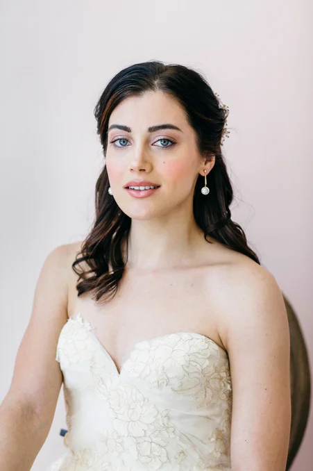 Delicate earrings by Ti Adoro (Lovely Bride)