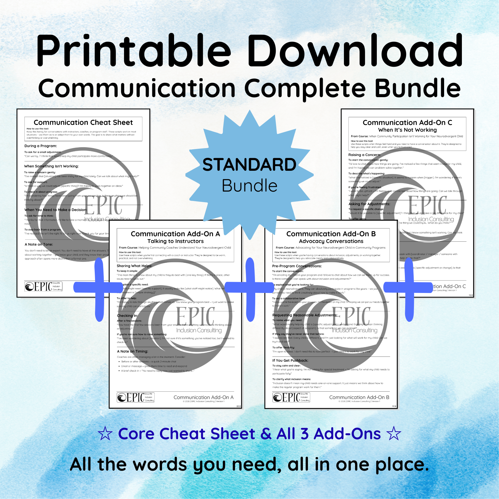 Communication Full Bundle