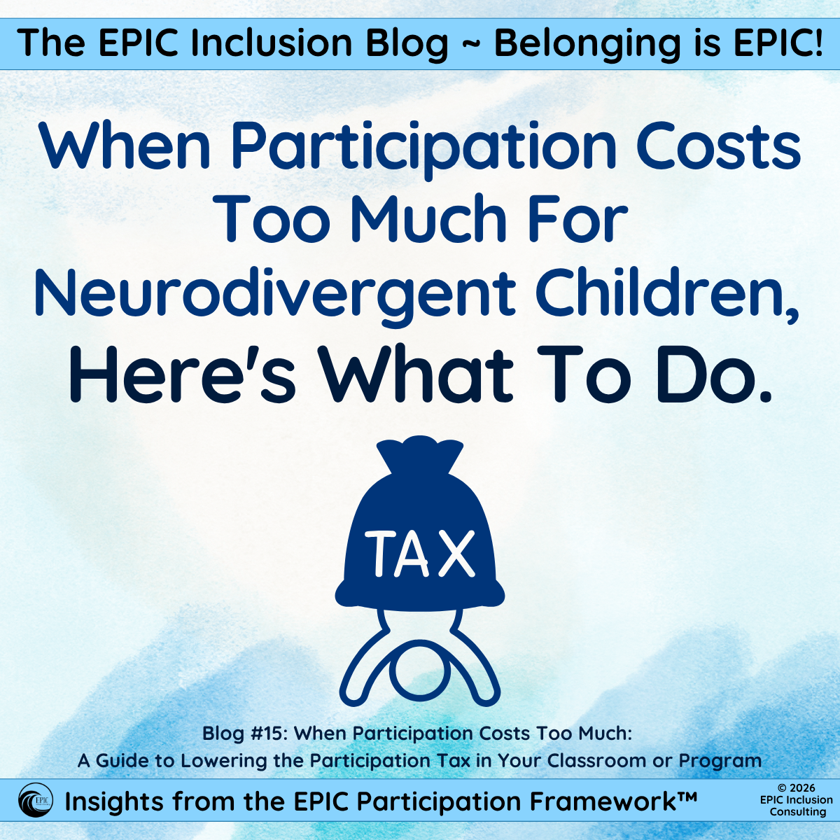 When Participation Costs Too Much: A Guide to Lowering the Participation Tax in Your Classroom or Program