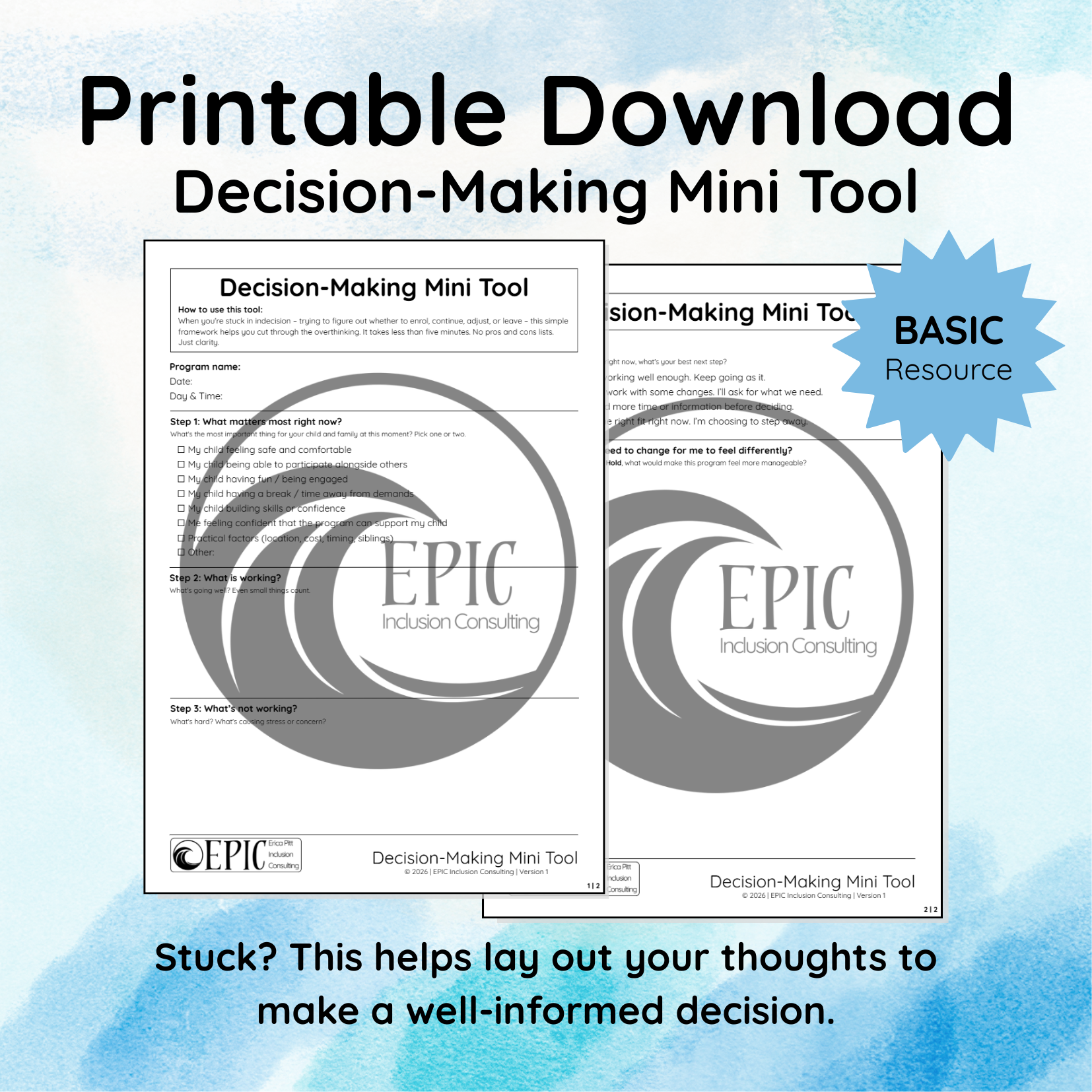 Decision-Making Mini Tool