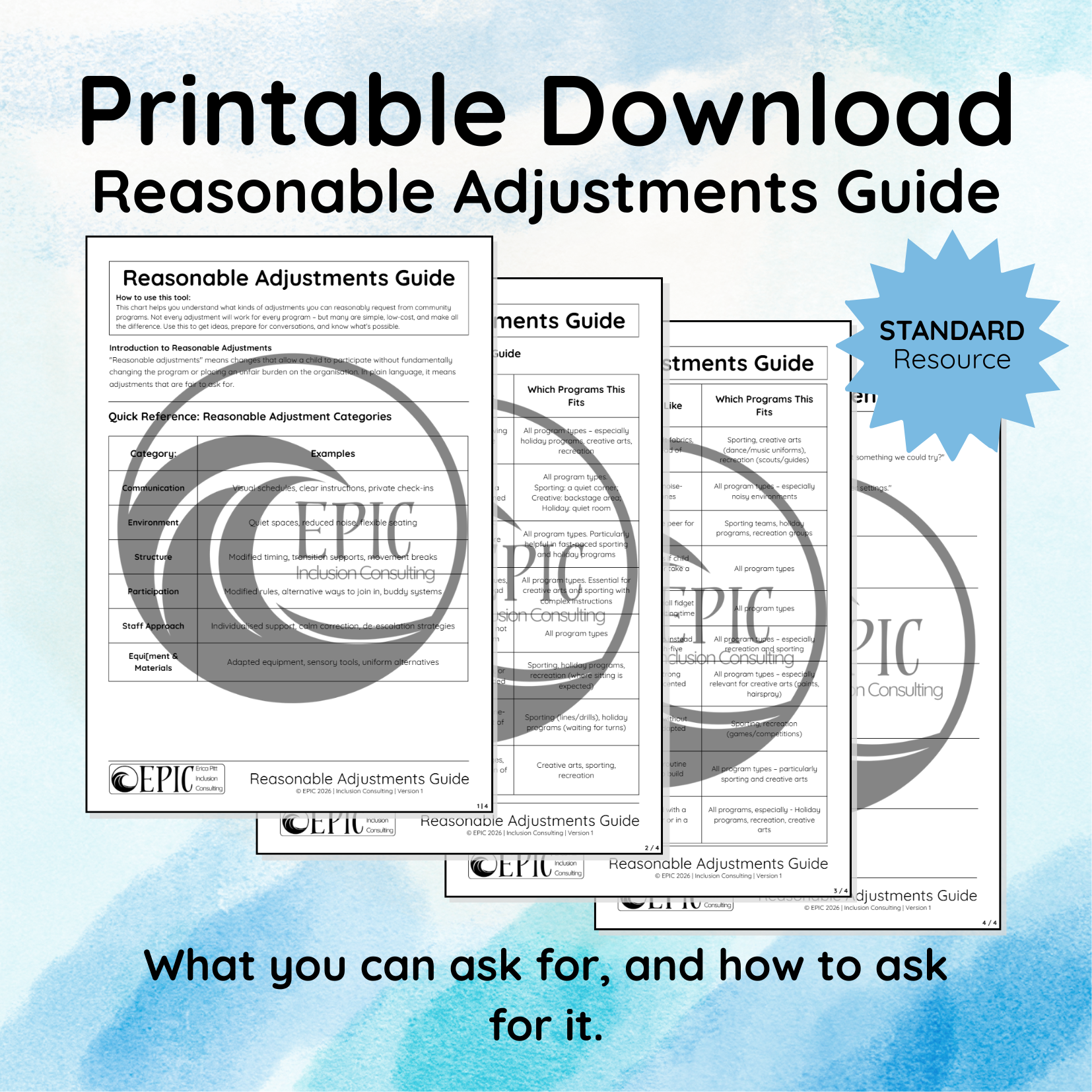 Reasonable Adjustments Guide