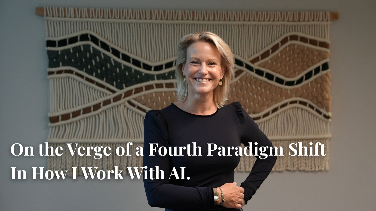 On the Verge of a Fourth Paradigm Shift In How I Work With AI