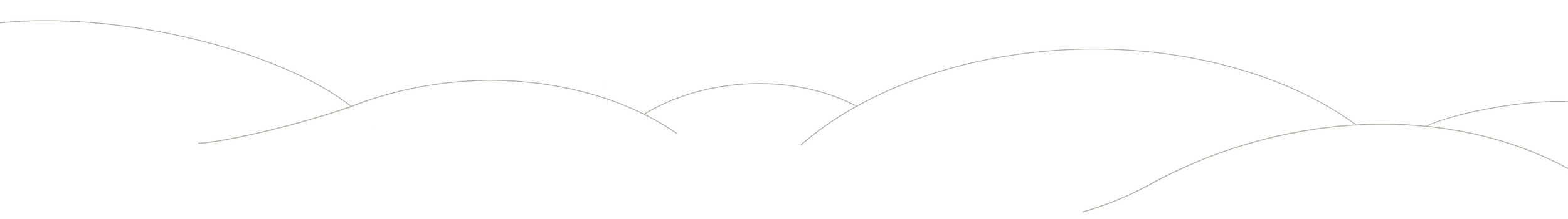 白地に淡い線で描かれた山並みの風景画