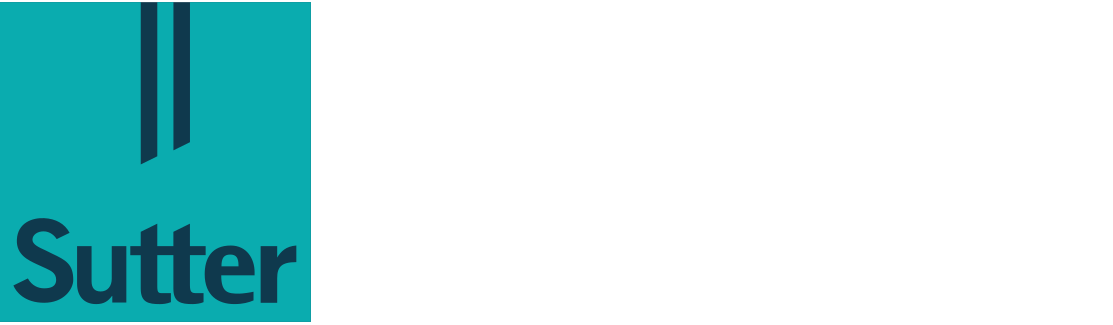 Sutter Precision Electrosurgery logo with teal and black color scheme.