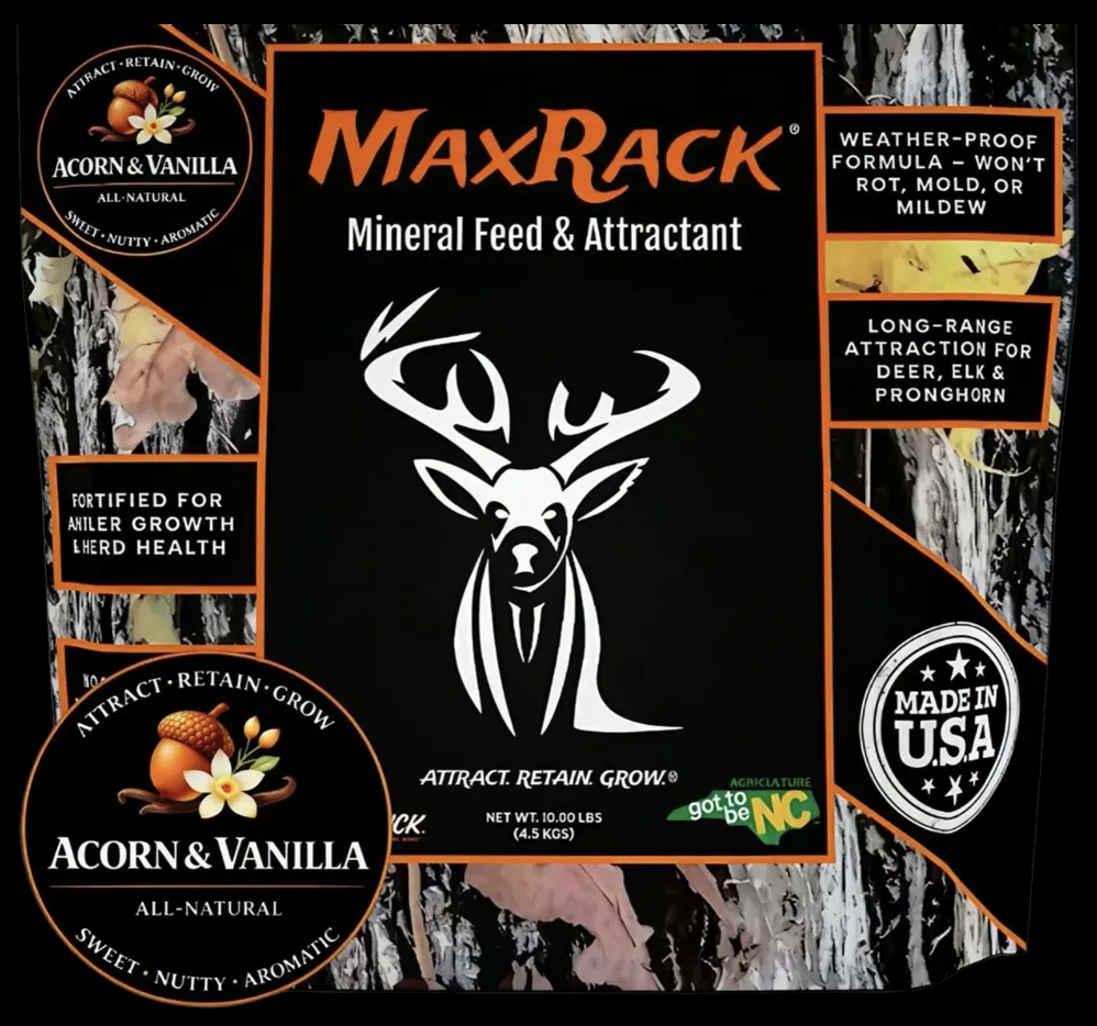 MaxRack® Mineral Feed & Deer Attractant