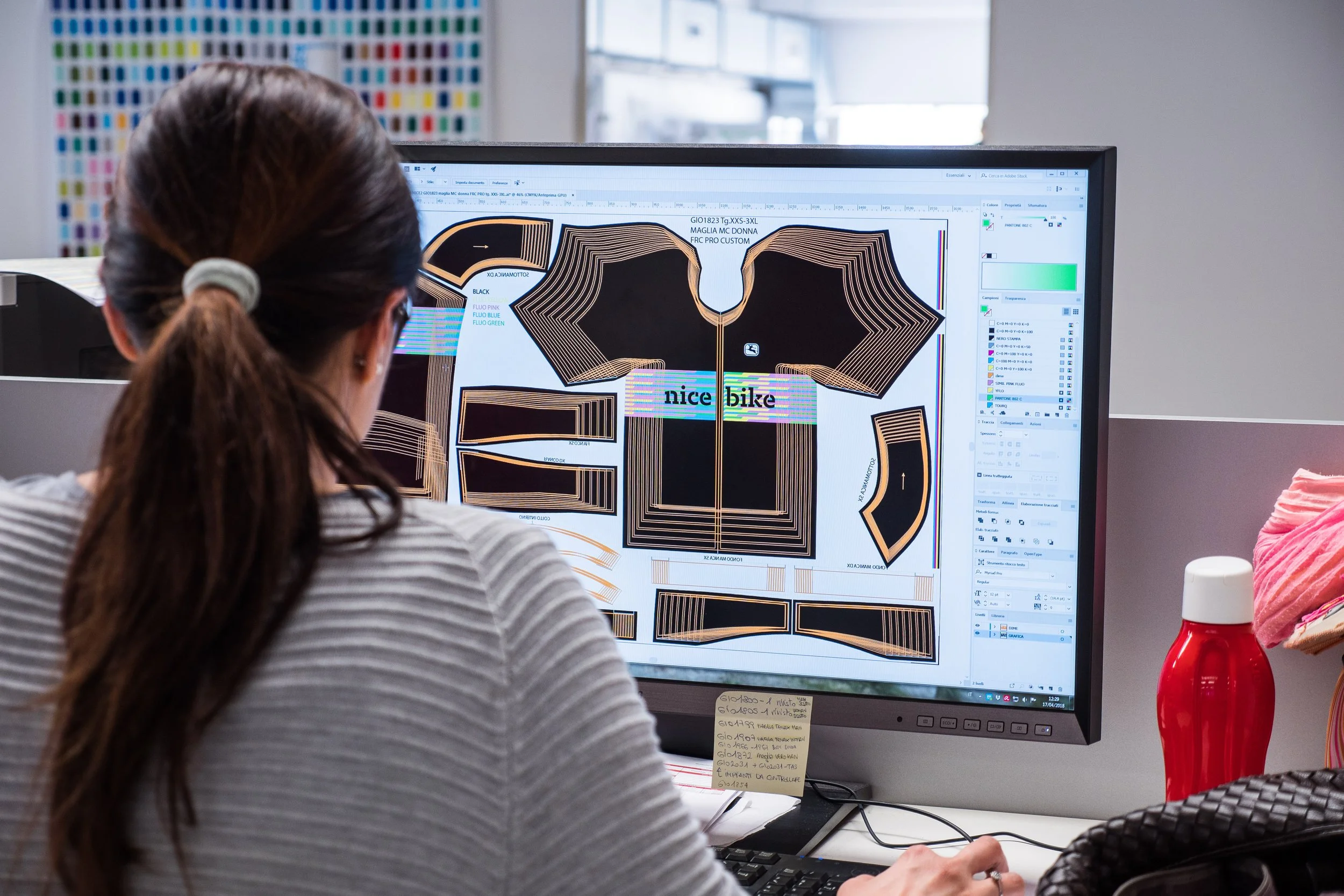 Designprozess für individuell gestaltete Radsportbekleidung