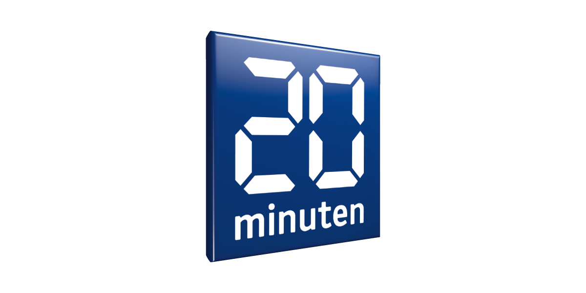 Digitaluhr zeigt 20 Minuten, darunter das Wort 'minuten'