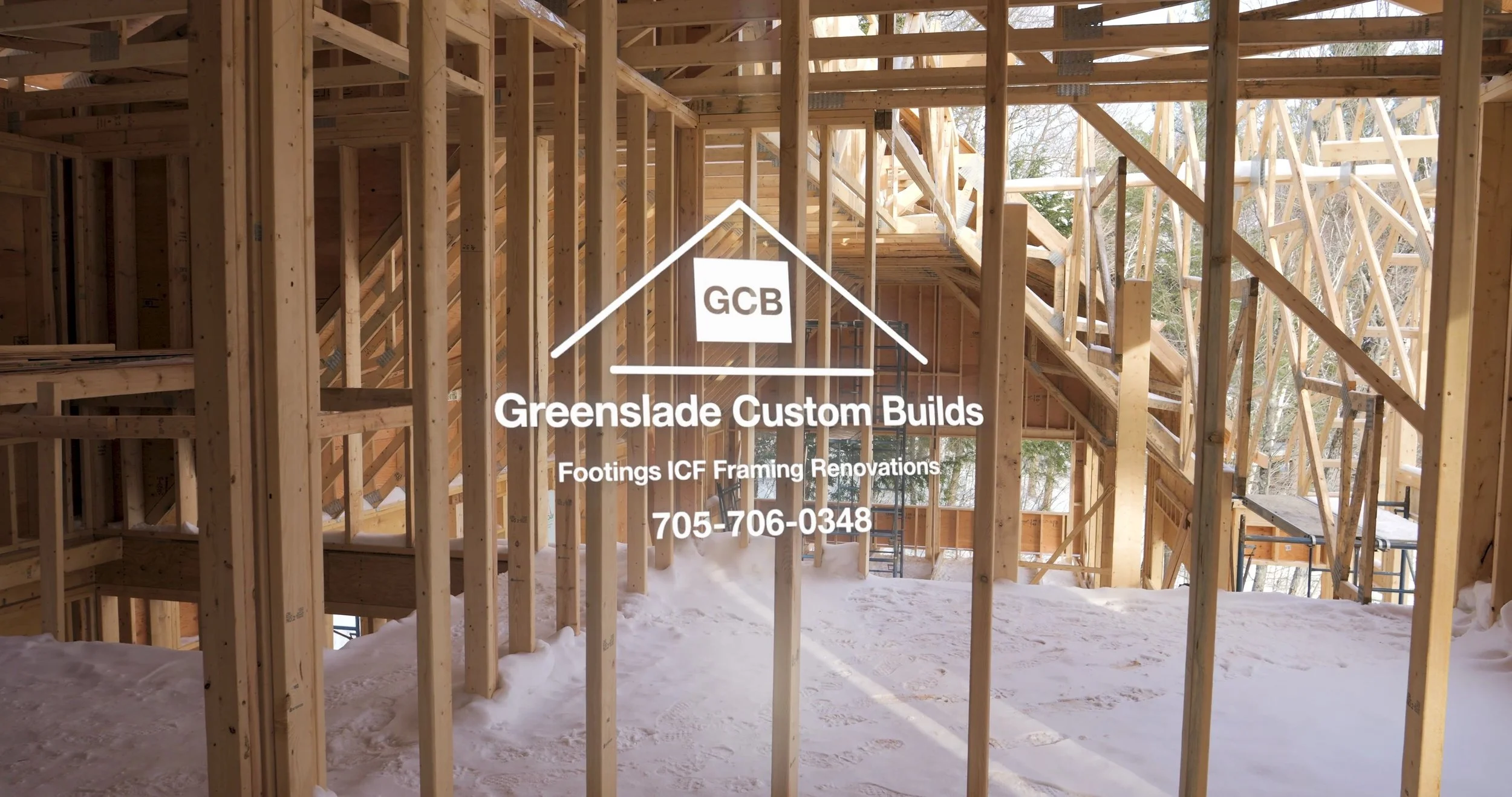 Home Wood Framing photo with logo