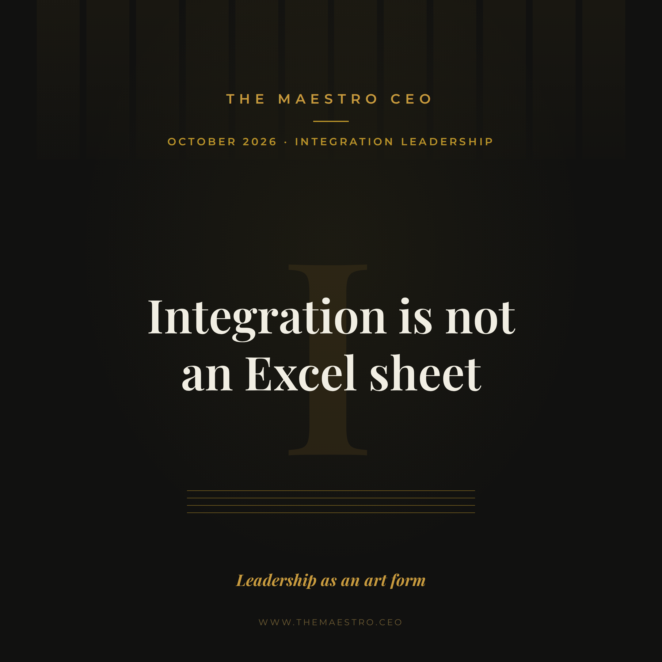 Integration is not an Excel sheet: what UniCredit and Commerzbank need from a Maestro