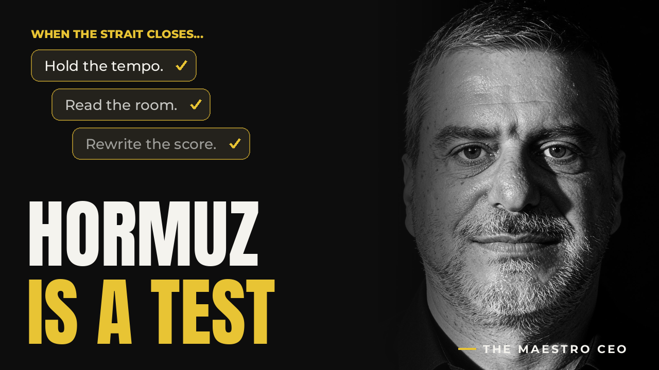 The Hormuz impact on Leadership.