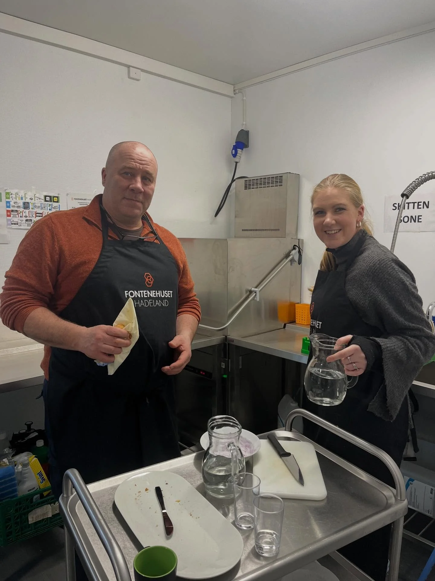 P&aring; Fontenehuset skal det ogs&aring; ryddes etter god lunsj🥙 🥪🍽️