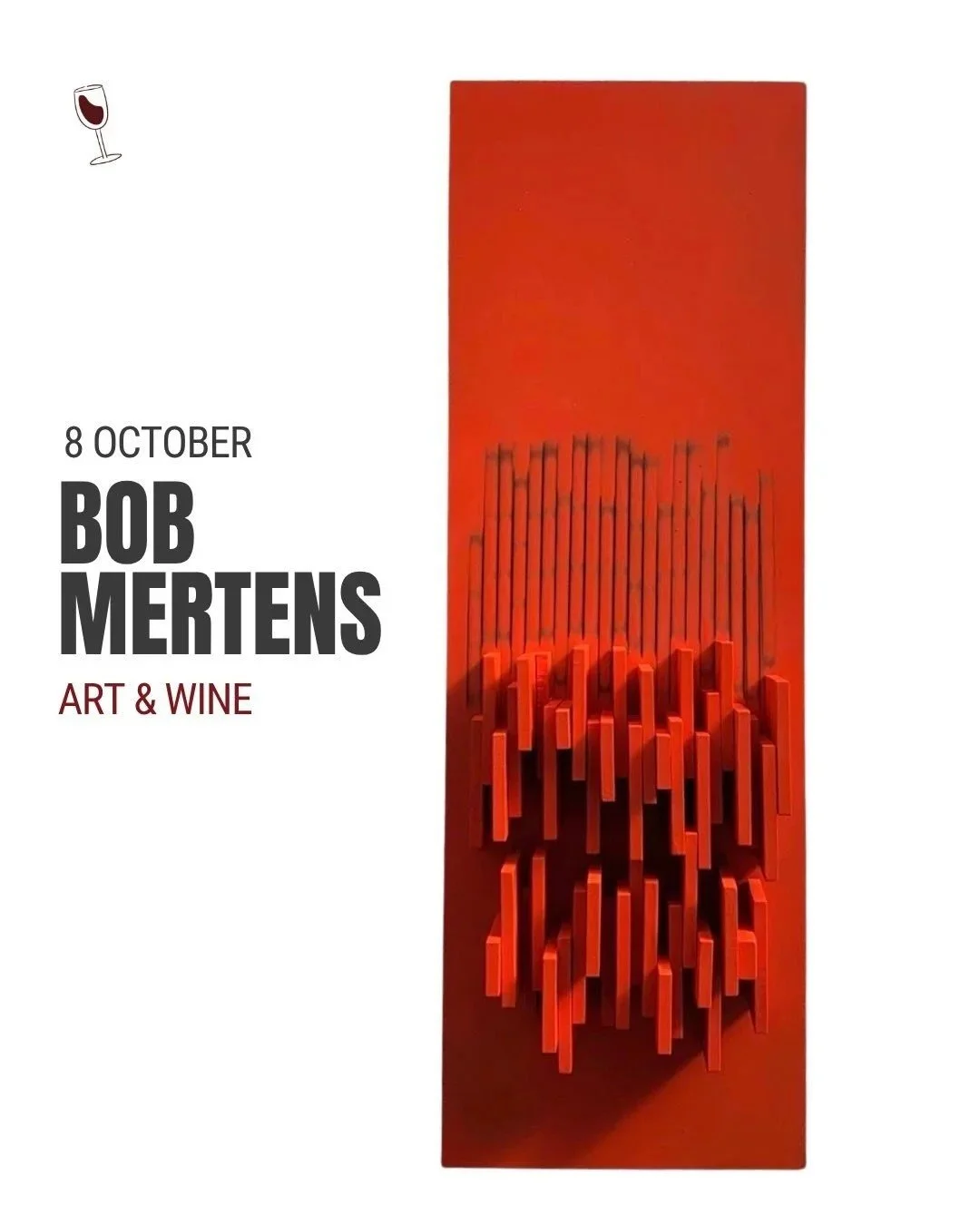 Art & Wine with Bob Mertens poster