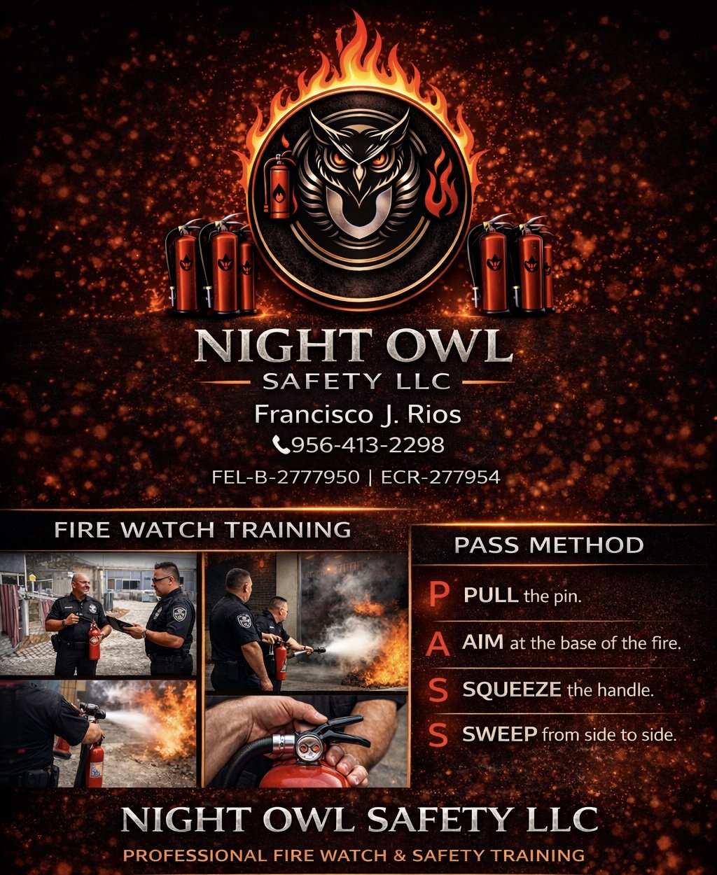 Professional fire safety inspection, maintenance, and safety training services.