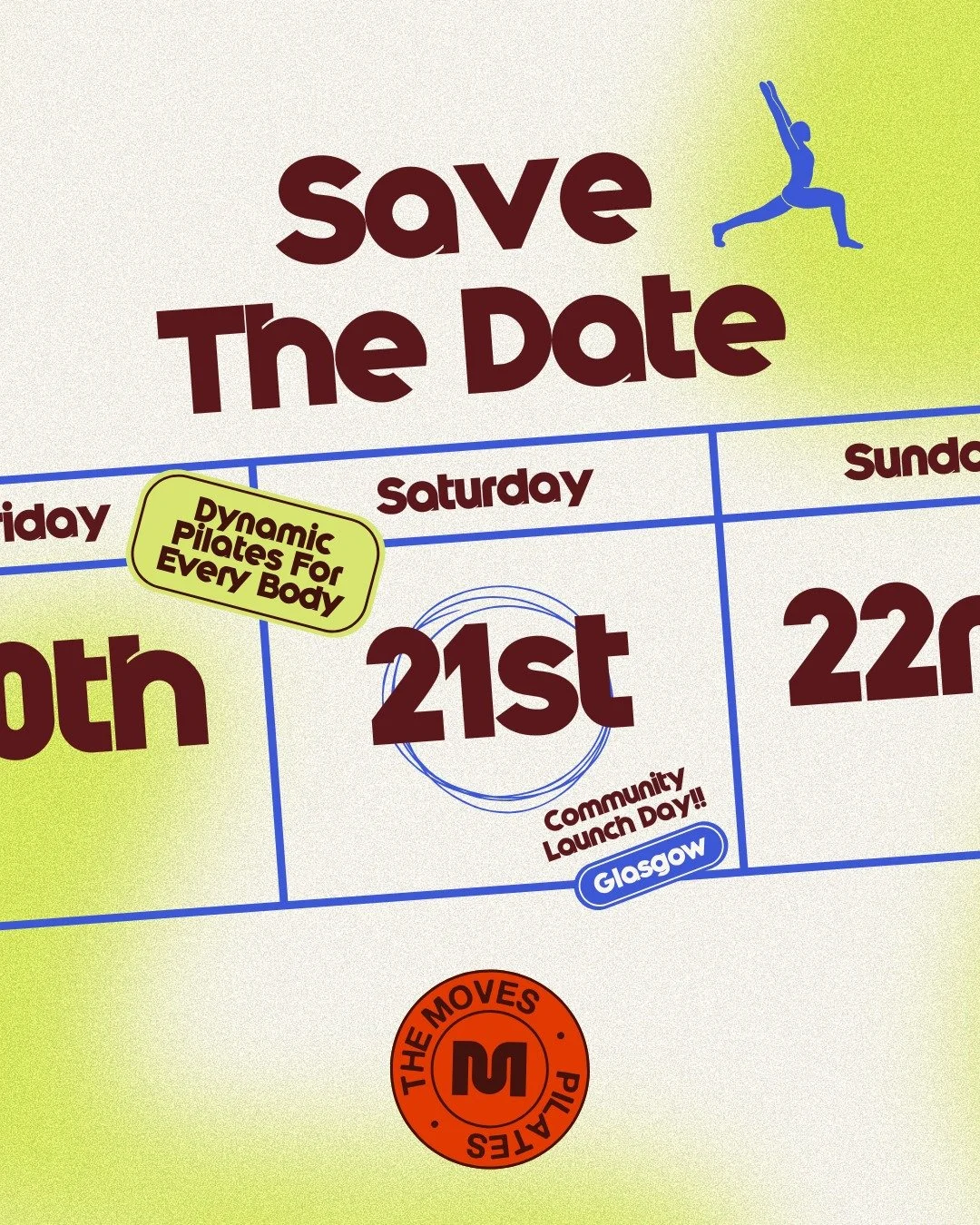 THE COUNTDOWN TO LAUNCH IS ON!🔥📣❤️
If you've missed a spot in our community launch class, be sure to sign up to our intro offer of 3 classes for &pound;30! 

⬇️LEAVE A COMMENT BELOW TO LET US KNOW WHAT YOU&rsquo;RE LOOKING FORWARD TO MOST ON SATURD